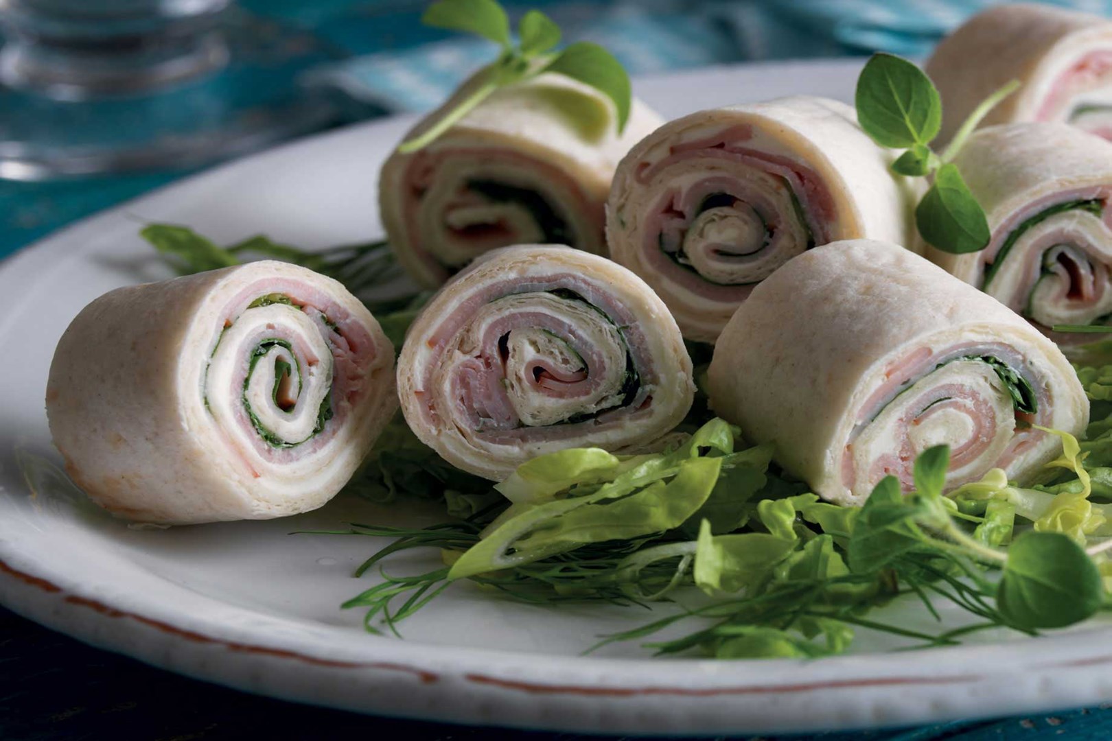 Ham and Cheese Wraps