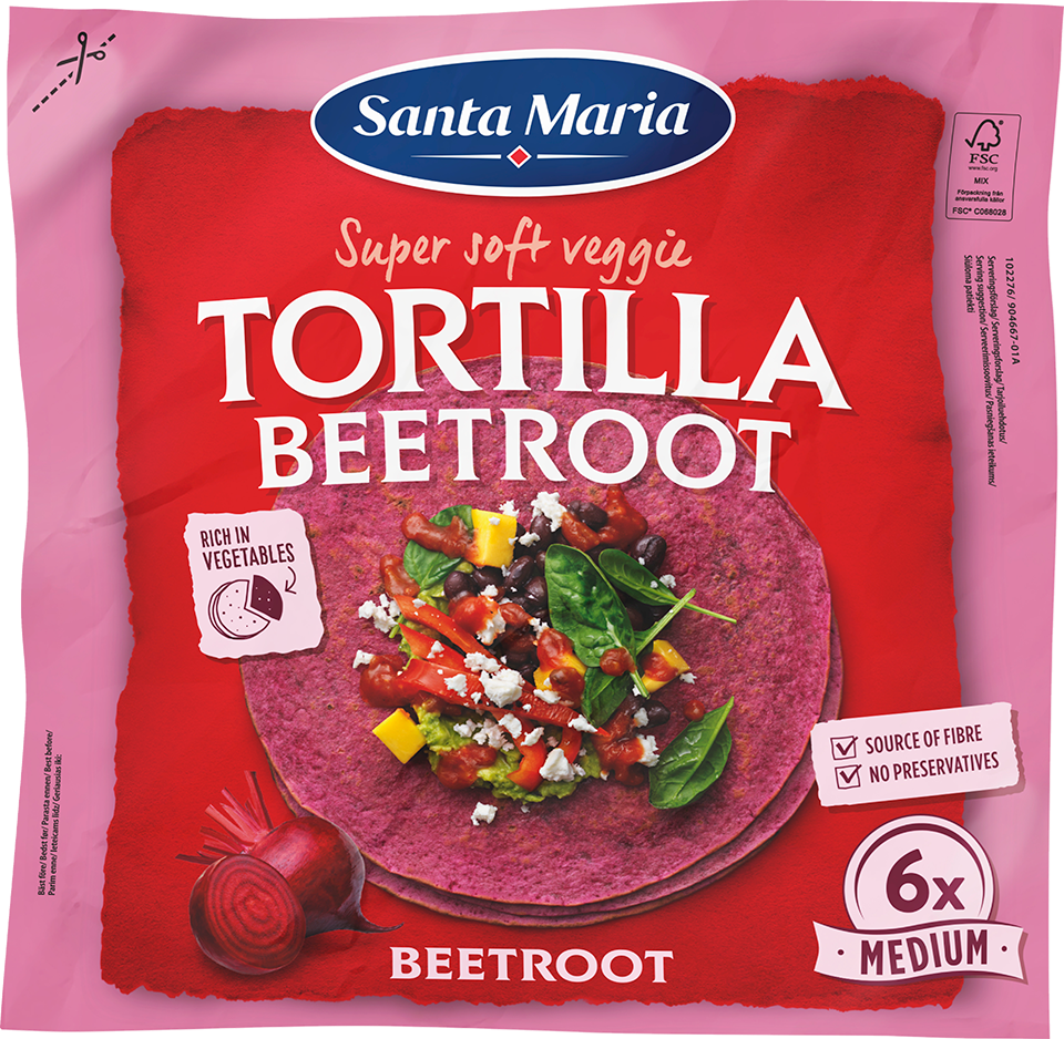 Veggie Tortilla Beetroot