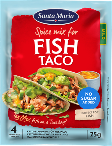 Påse med Fish Taco Spice Mix