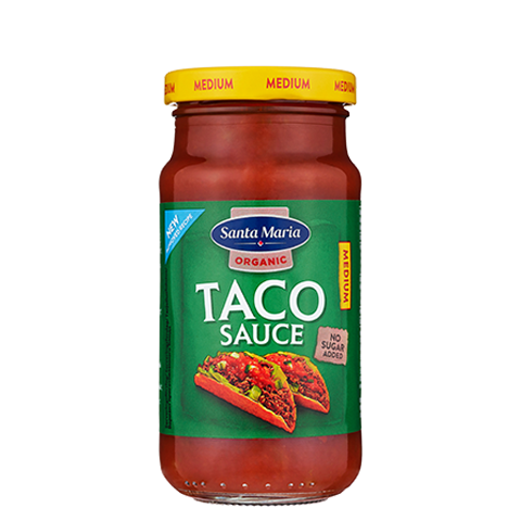 Lífræn taco-sósa, meðalsterk