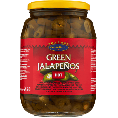 Green Hot Jalapeño Sliced