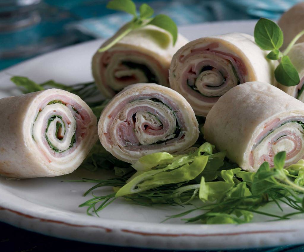 Ham and Cheese Wraps
