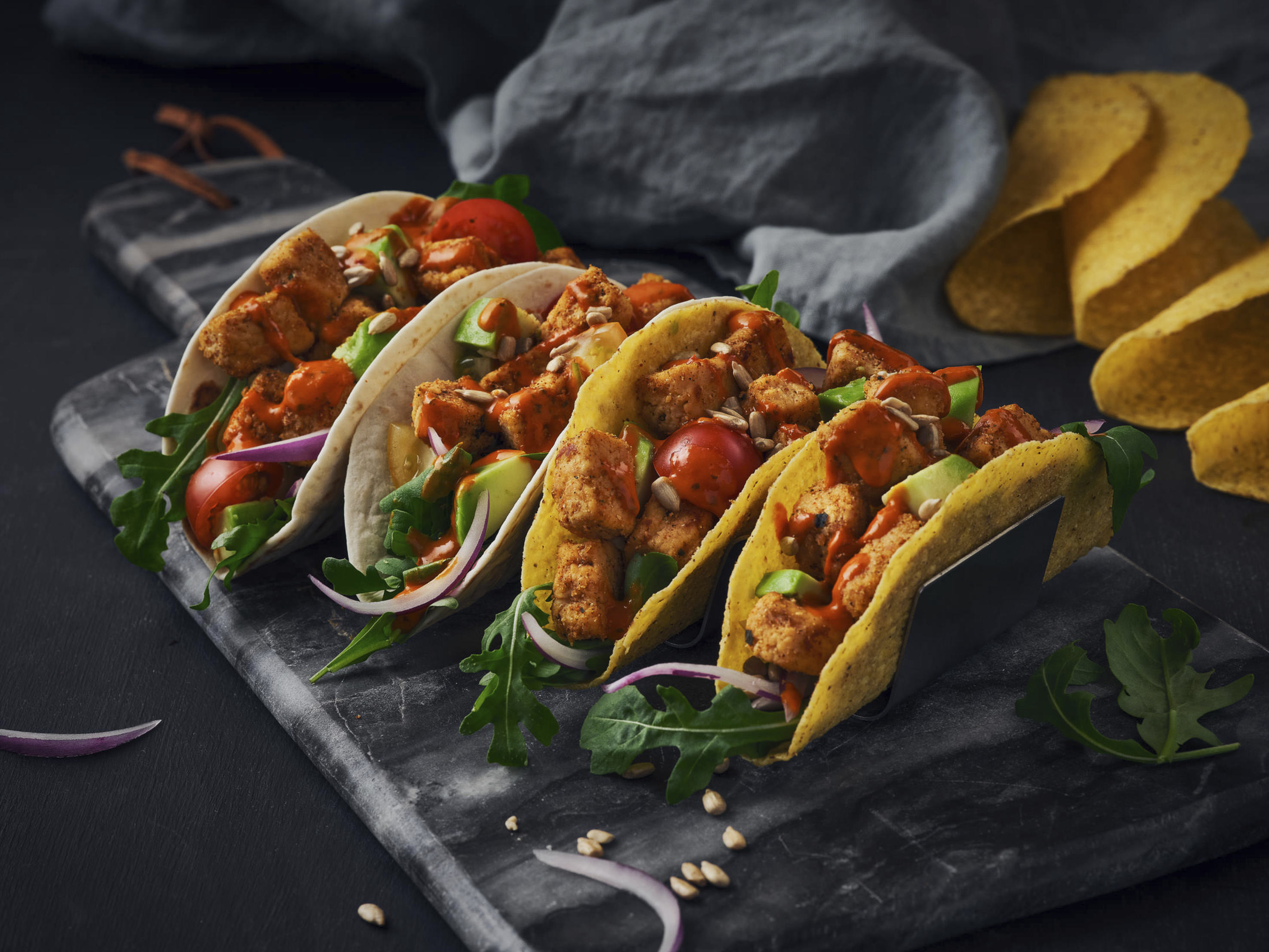 Vegetarisk “Chicken Taco”