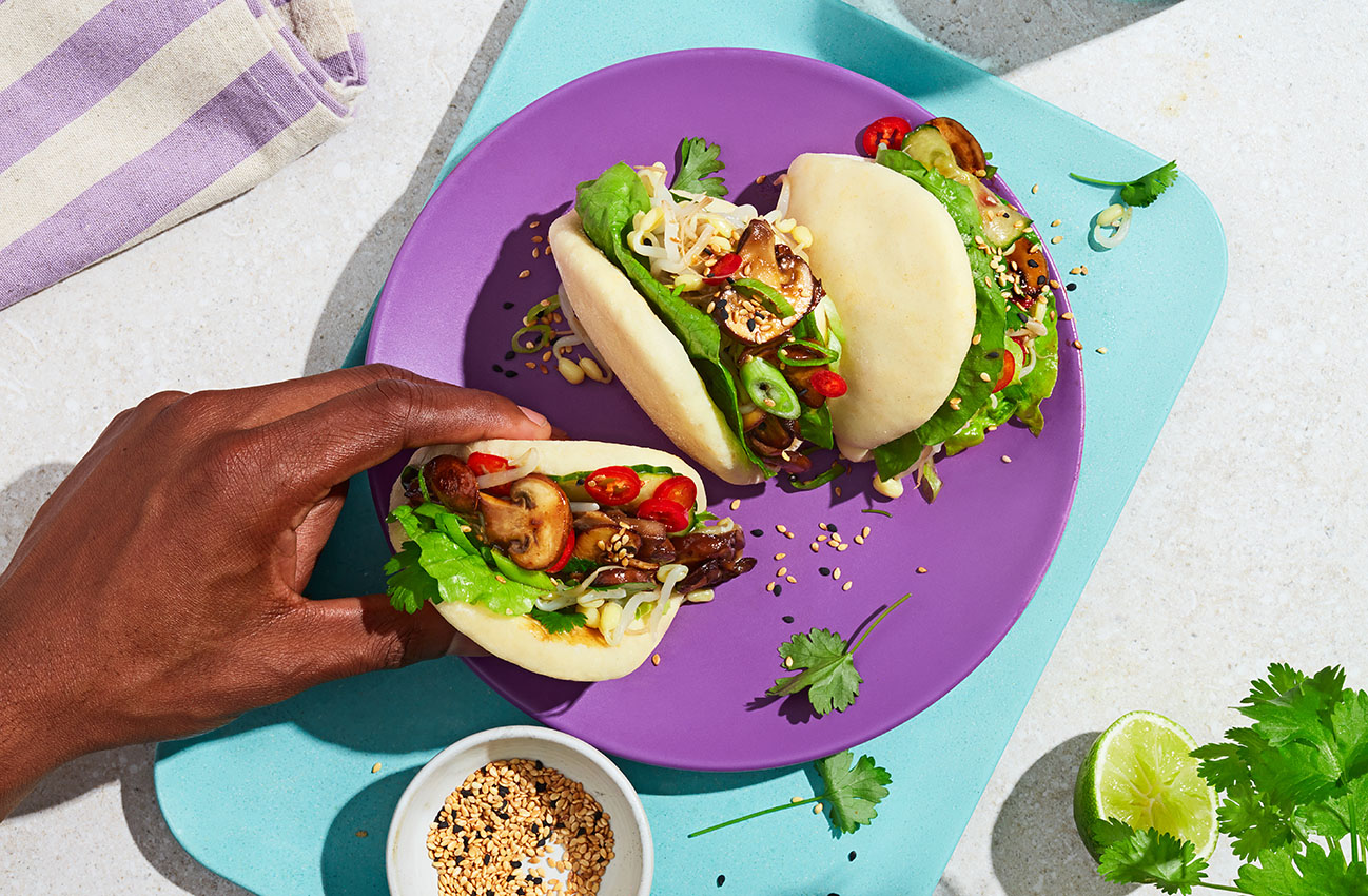 Asian Bao Buns med svamp