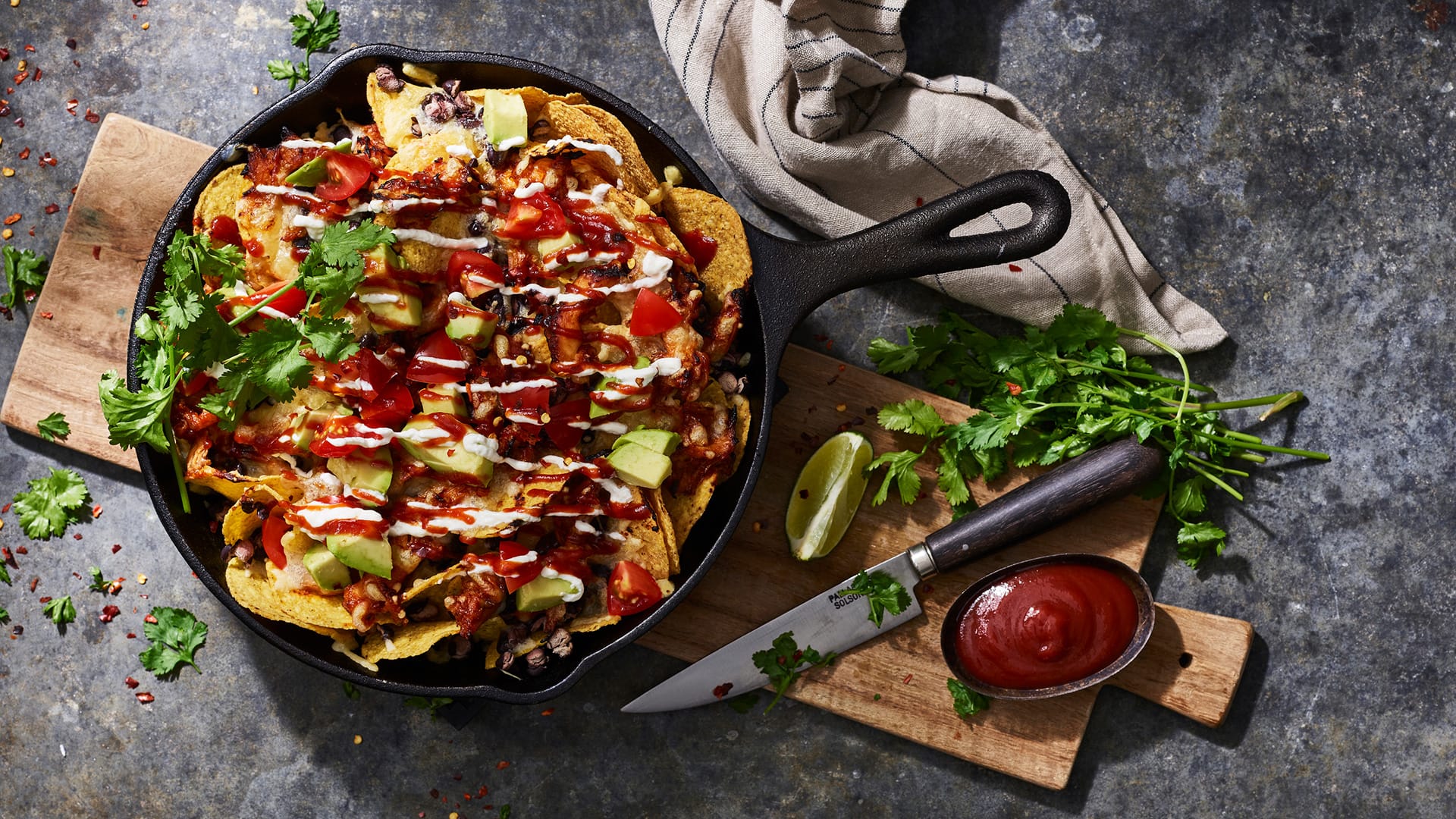 BBQ Leftover Nachos