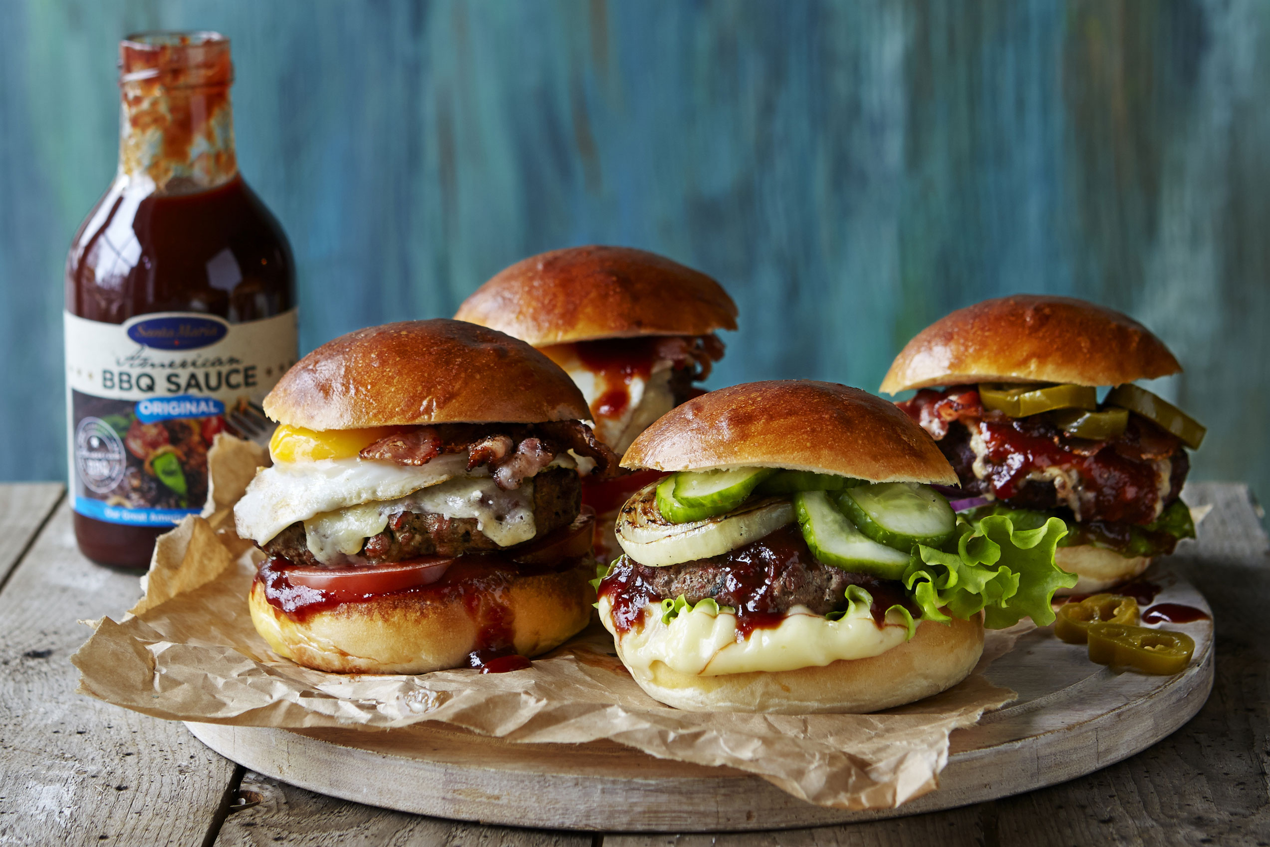 Recettes rapides et faciles de hamburgers | Santa Maria Grilled hamburger | Gekås