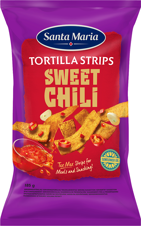 Tortilla Chips Sweet Chili Nacho chips från Santa Maria