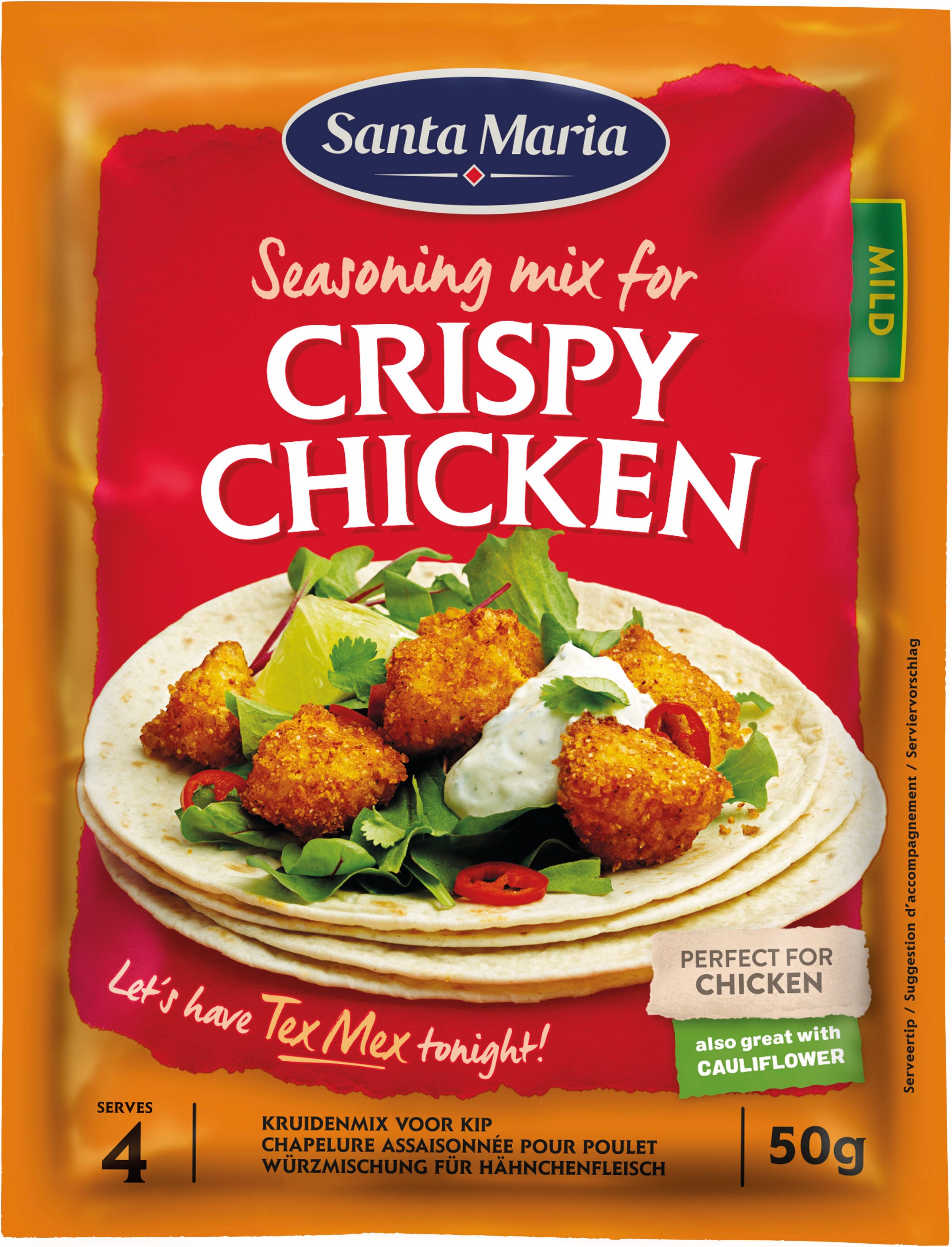 Groenten Gevoel verdwijnen Crispy Chicken Seasoning Mix | Santa Maria