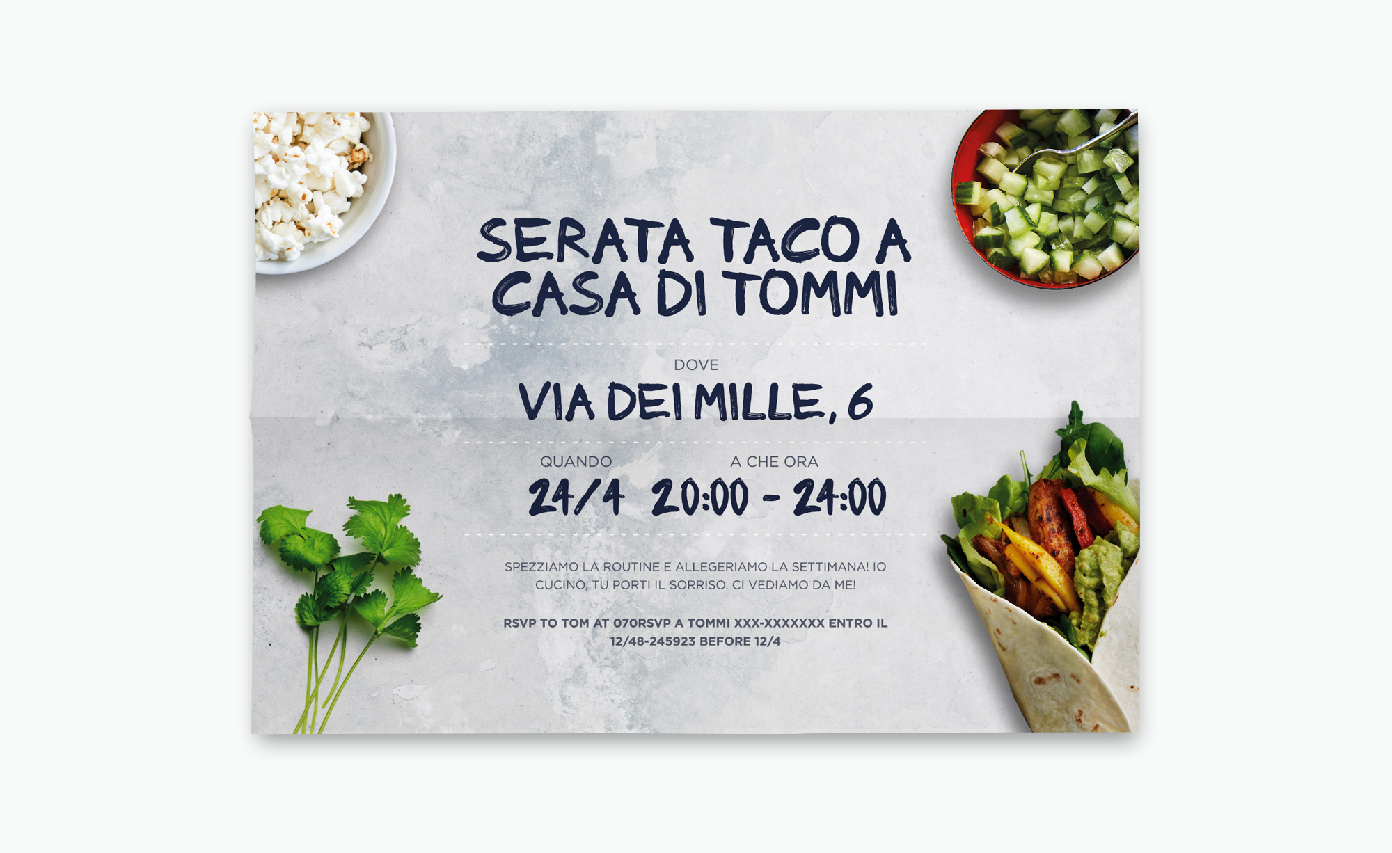 Esempio di Invito