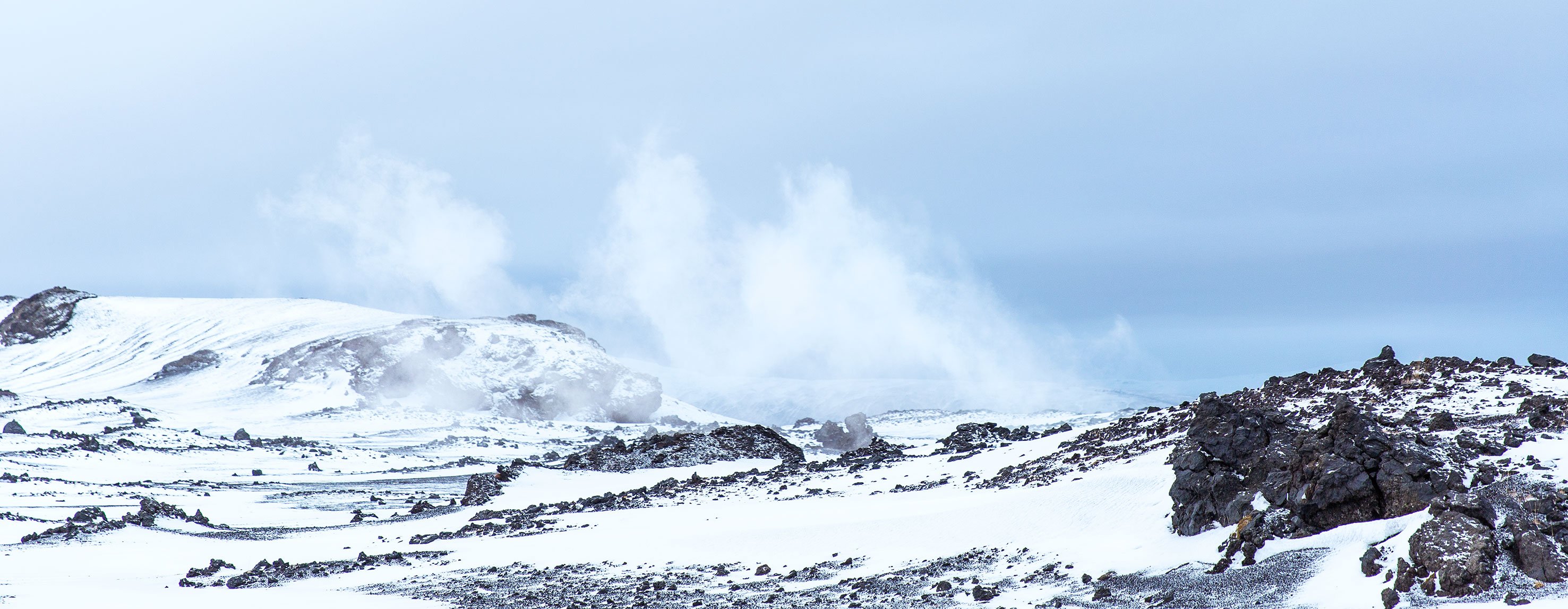 Bild från det isländska landskapet