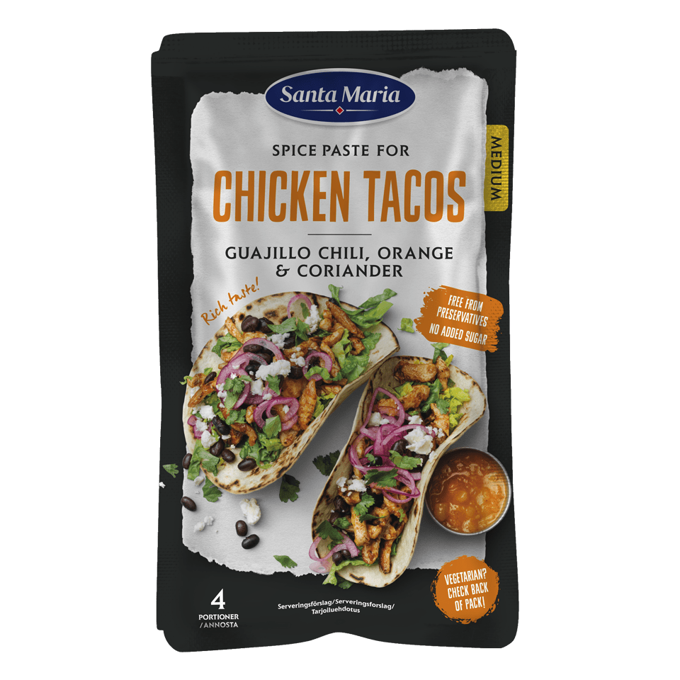 Spice Paste Chicken Tacos
