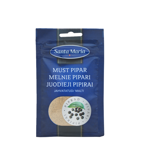 Must pipar, jahvatatud