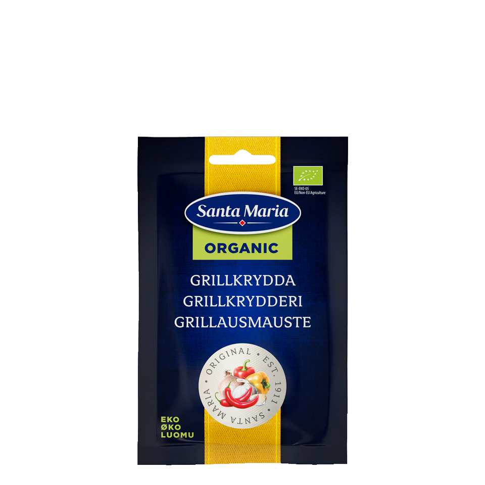 Påse med ekologisk grillkrydda