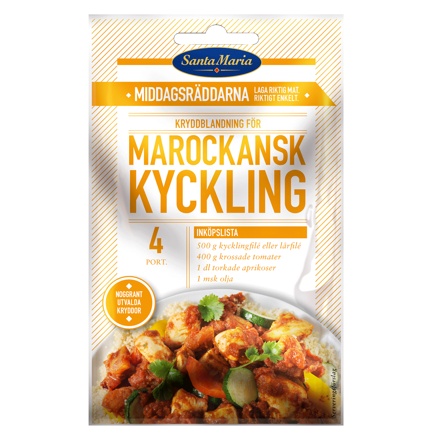 Marockansk Kyckling