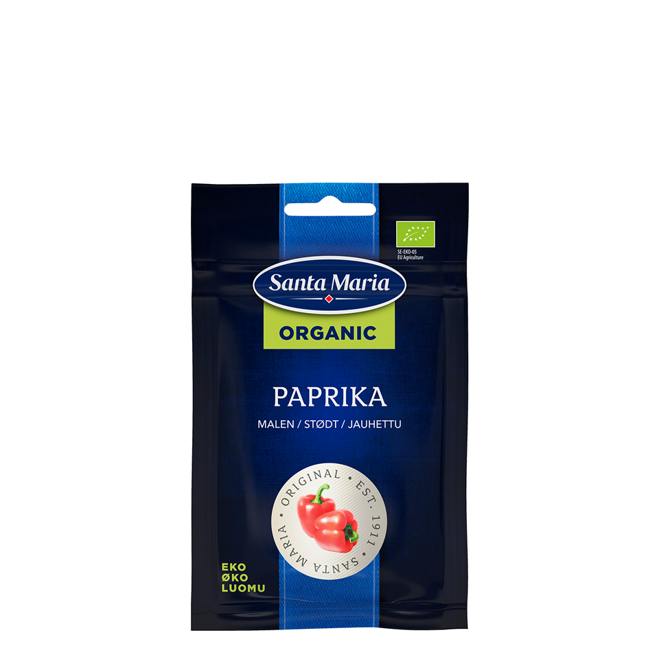Påse med ekologisk paprika