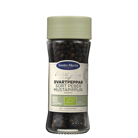 Svartpepper hel ØKO/Fairtrade
