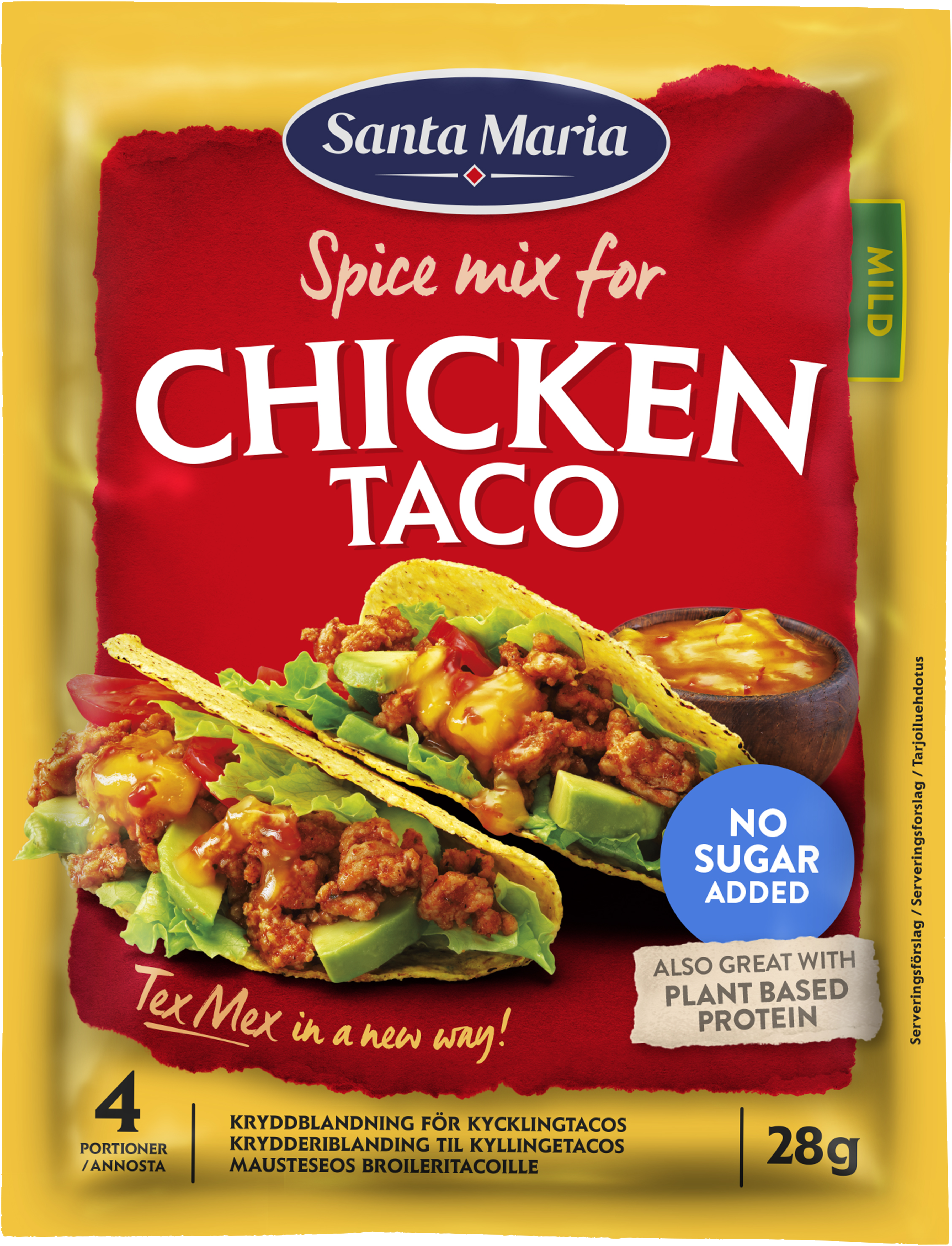 wafer tank indre Chicken Taco Spice Mix | Santa Maria