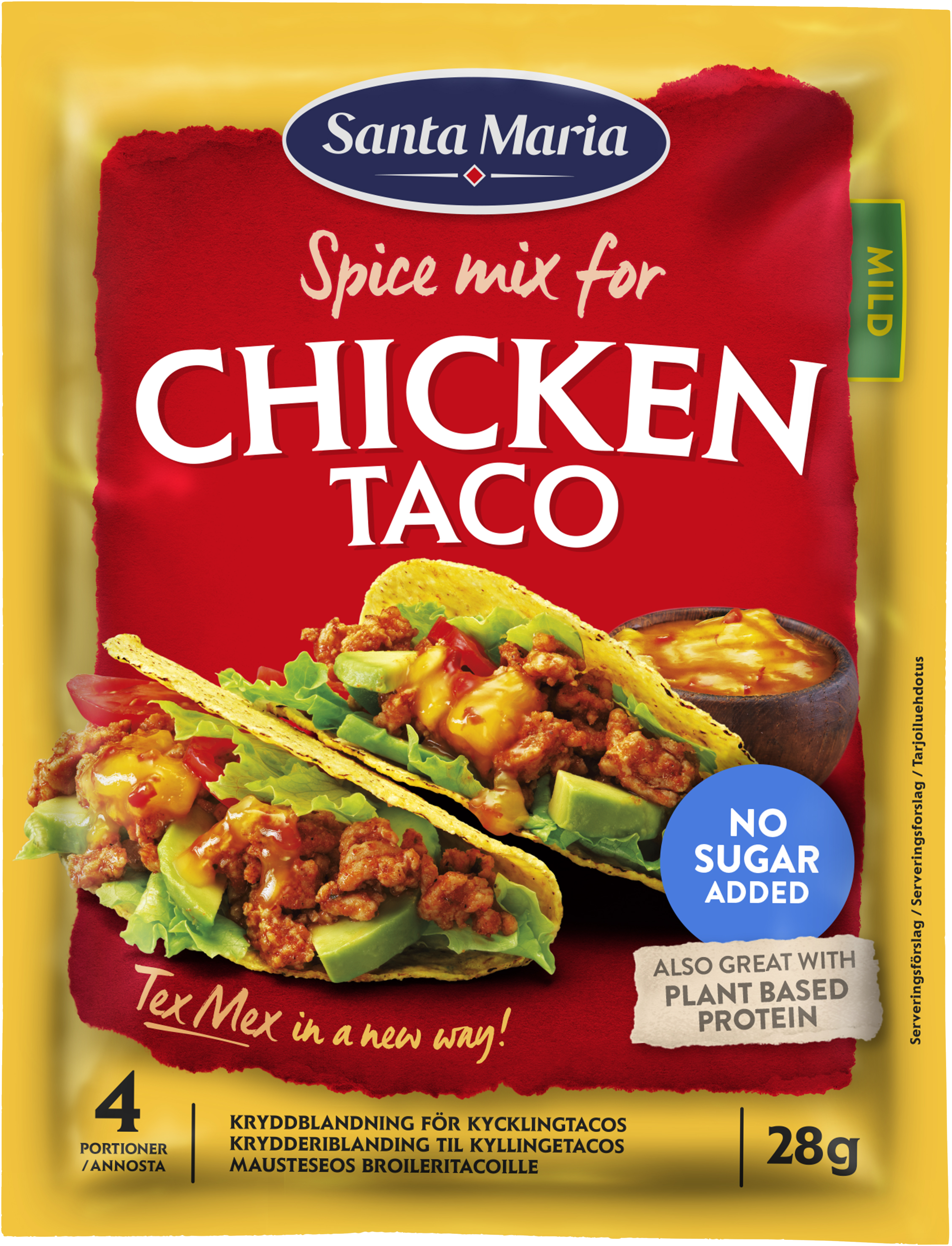 wafer tank indre Chicken Taco Spice Mix | Santa Maria