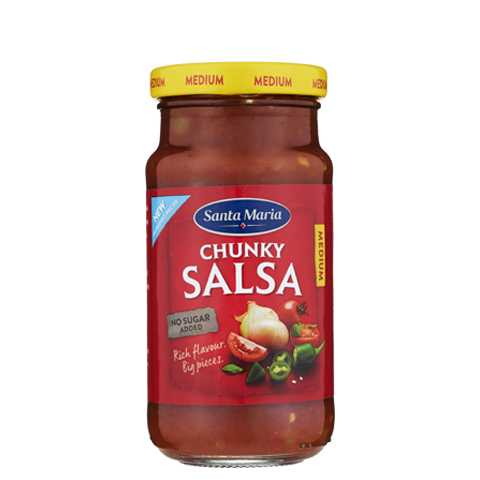 Sarkano tomātu salsa vidēji asa