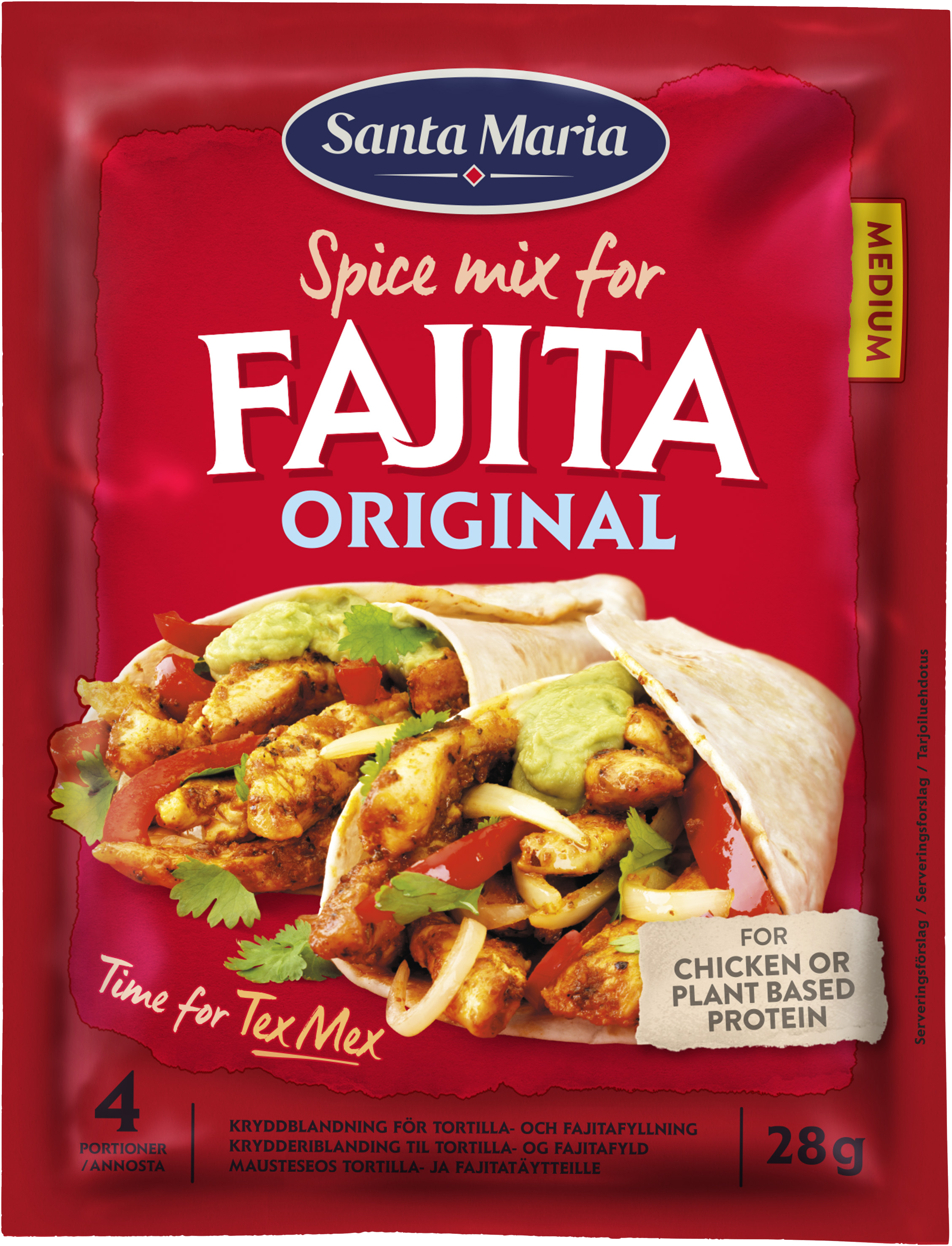 Påse med Fajita Spice Mix Original