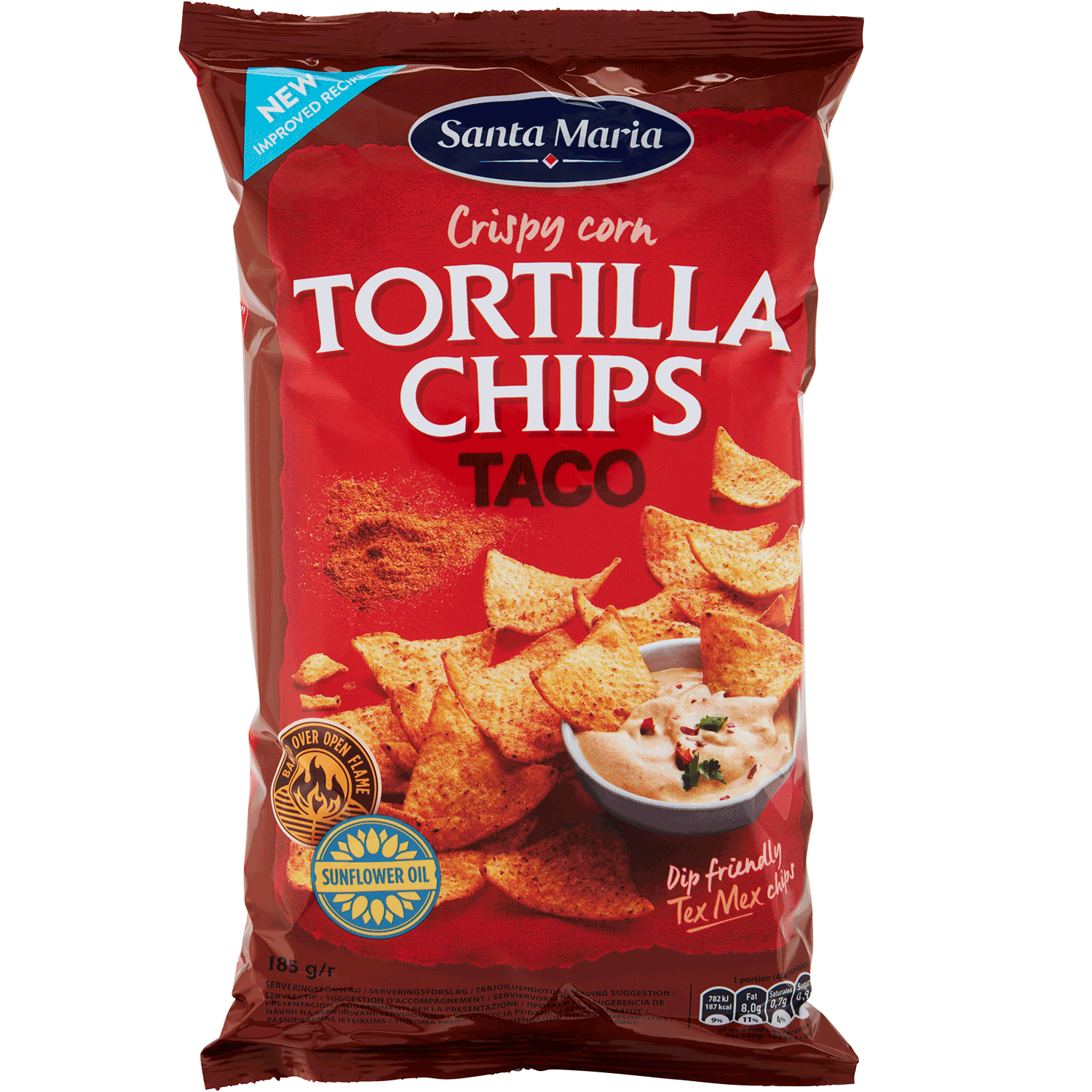 Tortilla Chips Taco Flavored Santa Maria