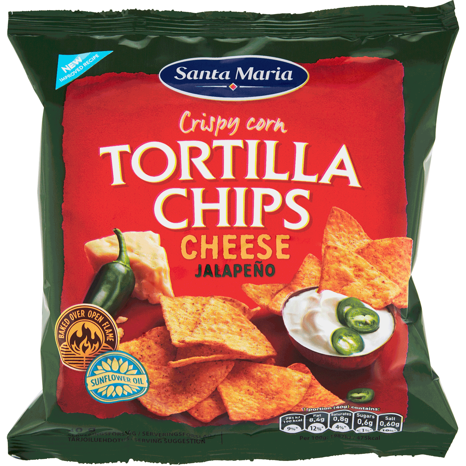 Tortilla chips Cheese & Jalapeño