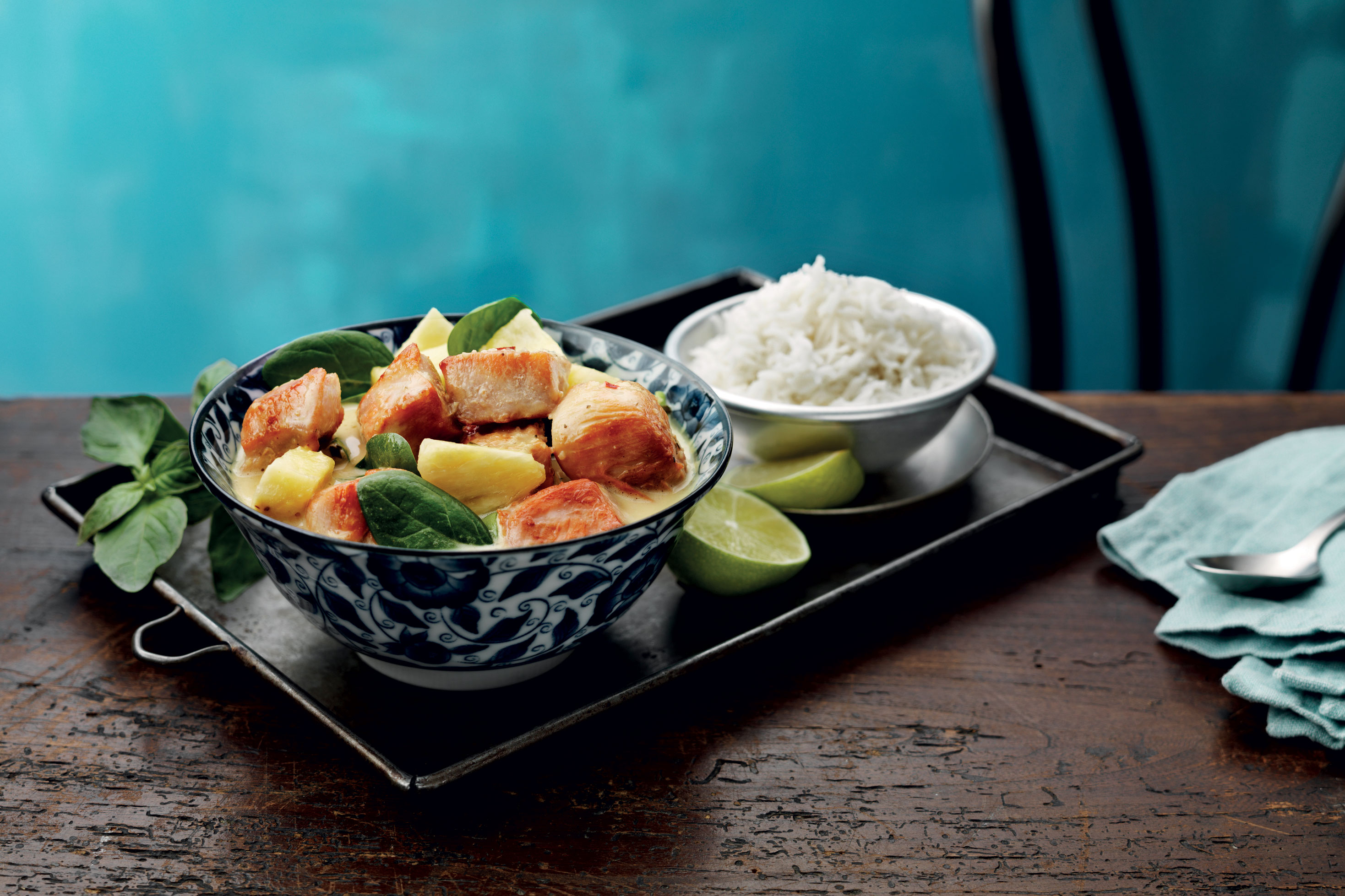 Pineapple thai chicken