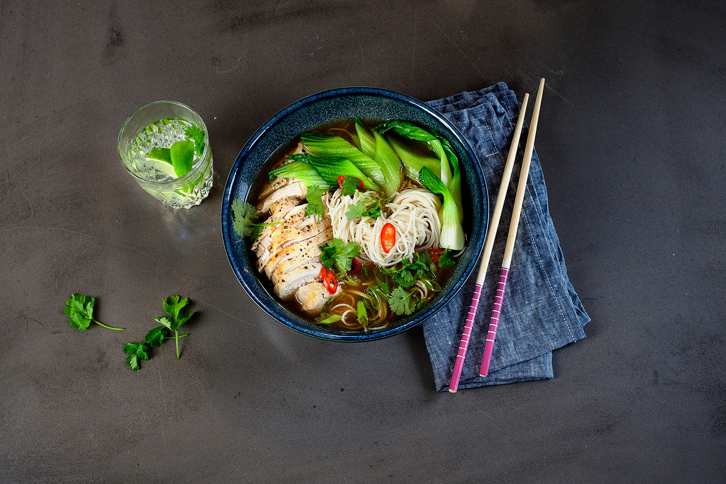 Ramen med kyckling