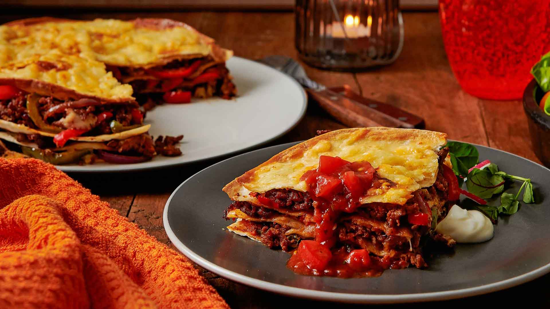 Latin American Fajita Pie