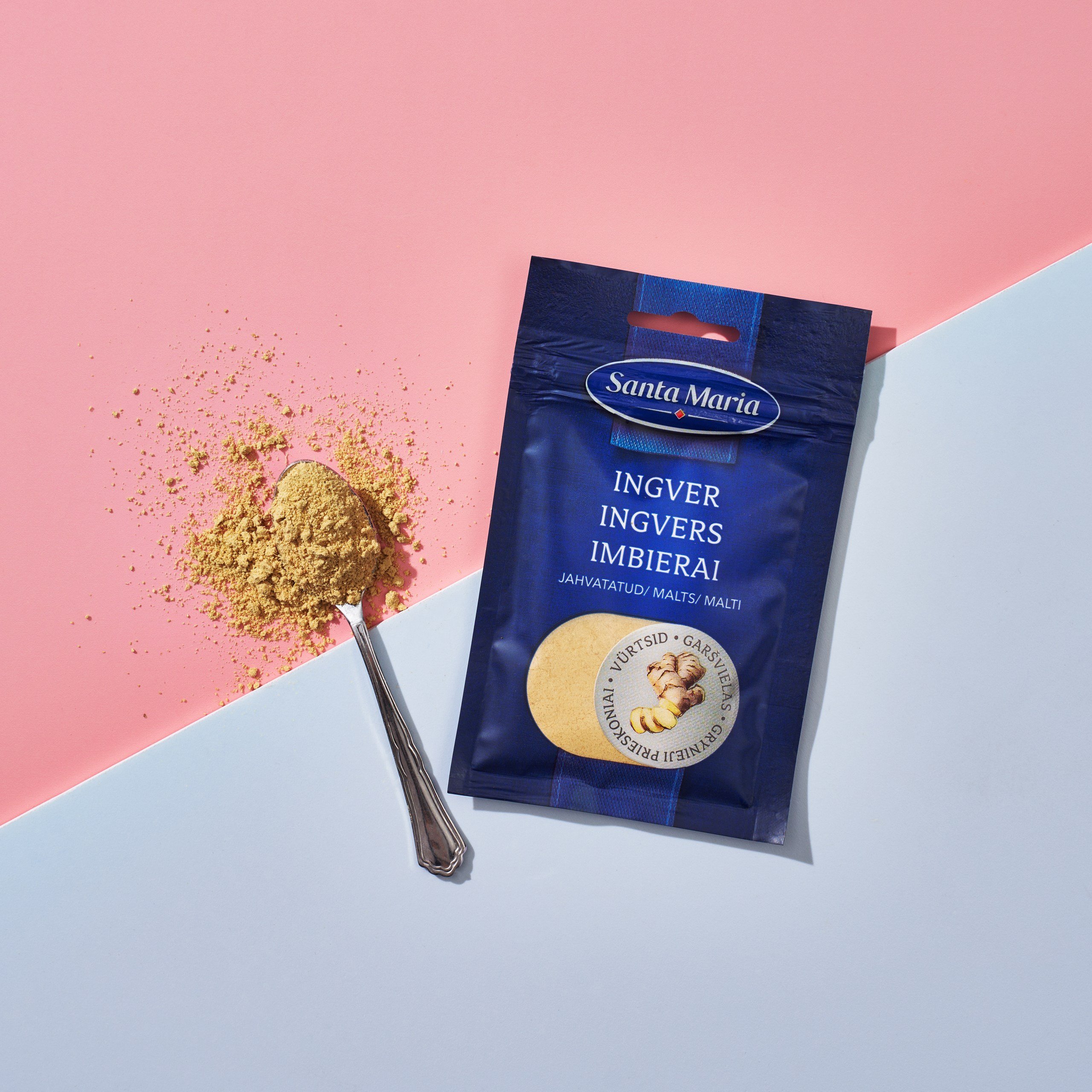 Ingvera un citu garšu kombinācijas