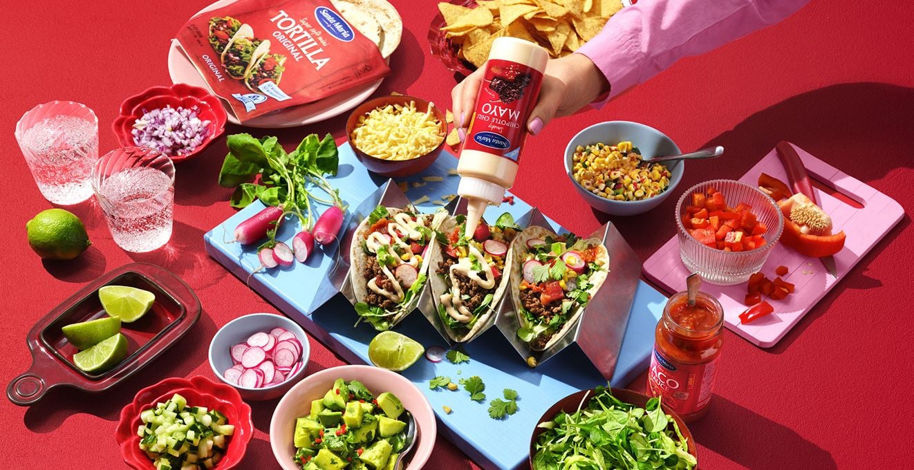 Tacos med mayo från Santa Maria