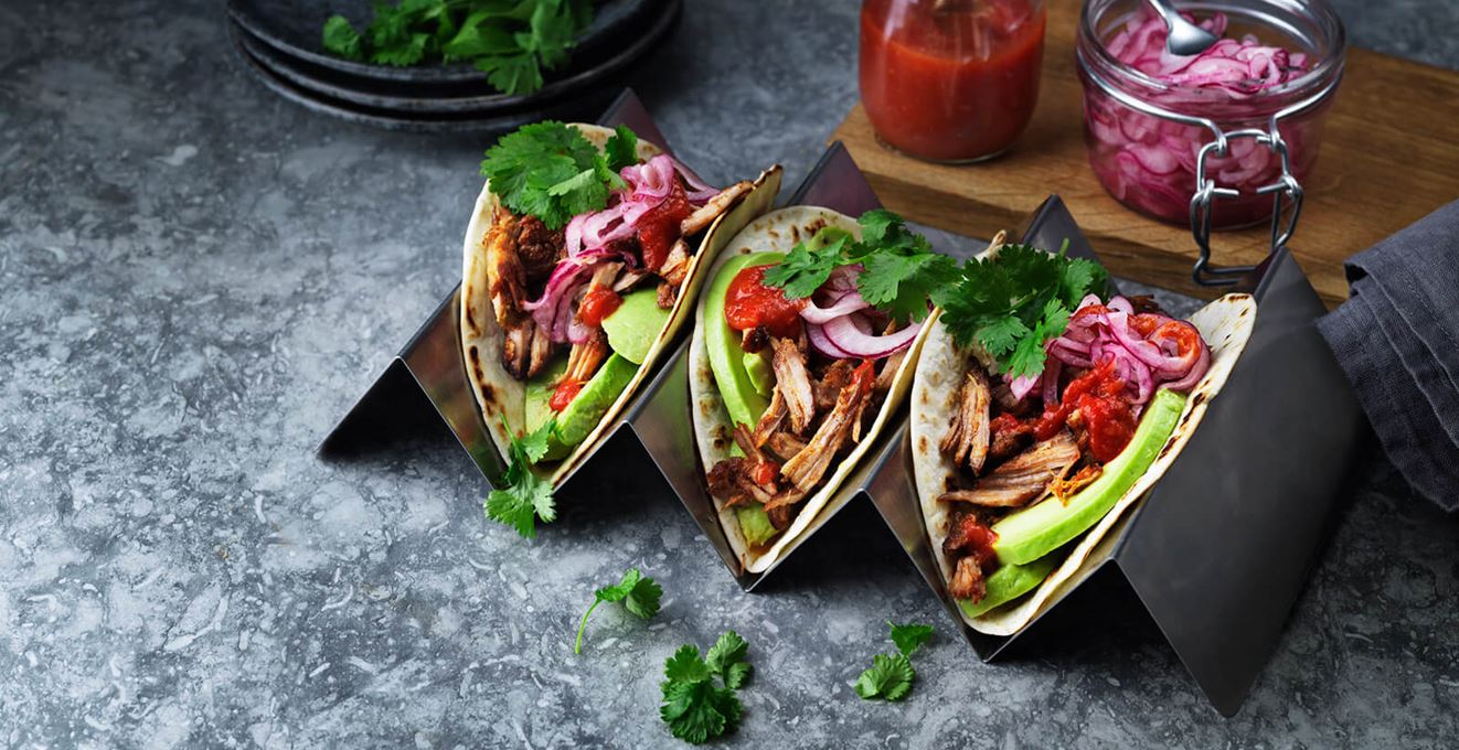 Pulled pork taco