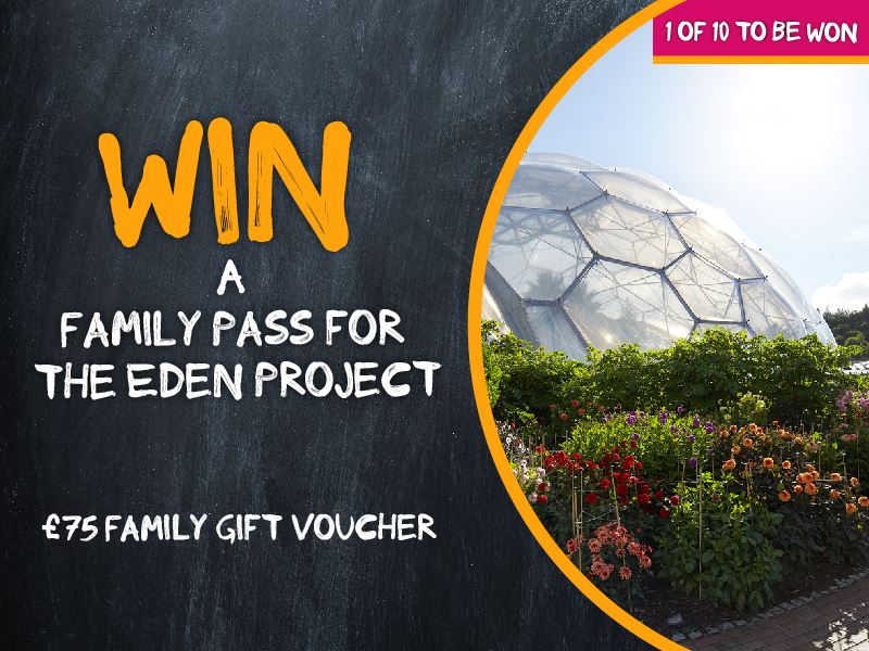 Win a family pass to The Eden Project!