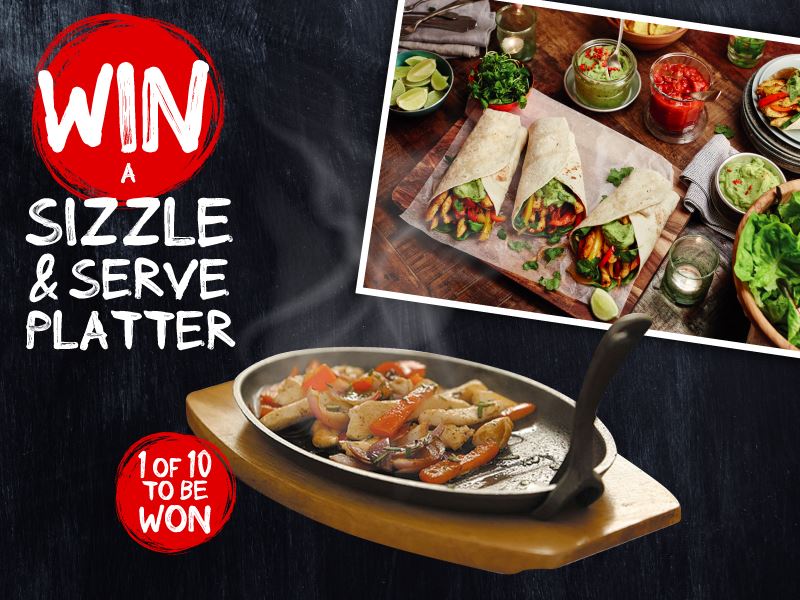 Win a Sizzle & Serve Platter