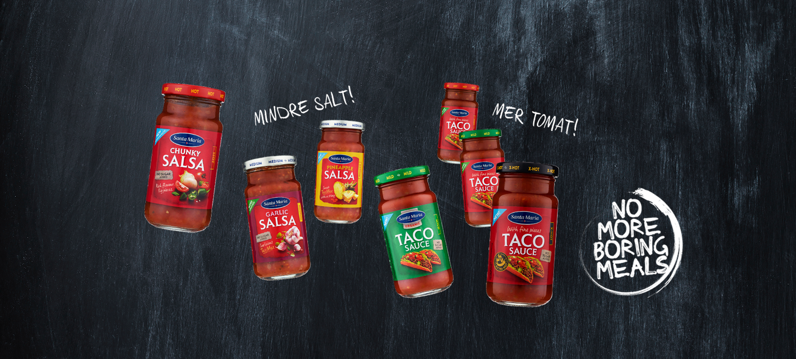 Nyheter innen tacosaus og salsa