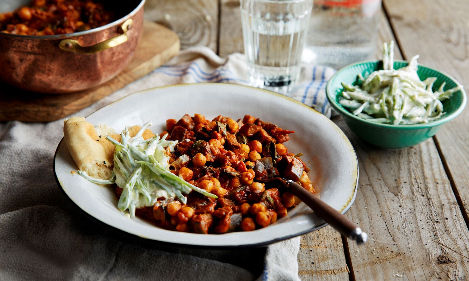 Vindaloo i en skål