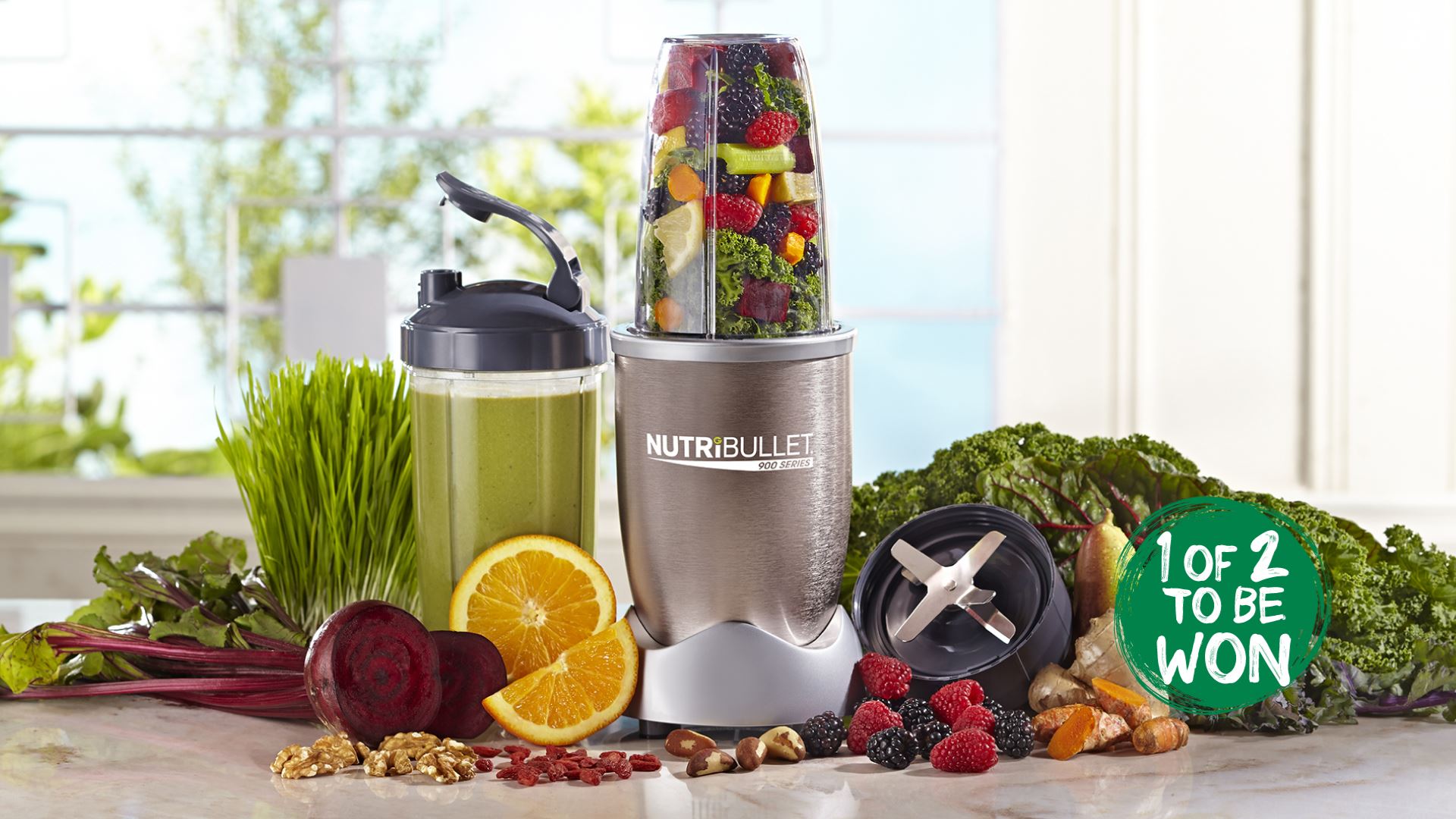 Win a Nutribullet! 1 of 2 to be won!