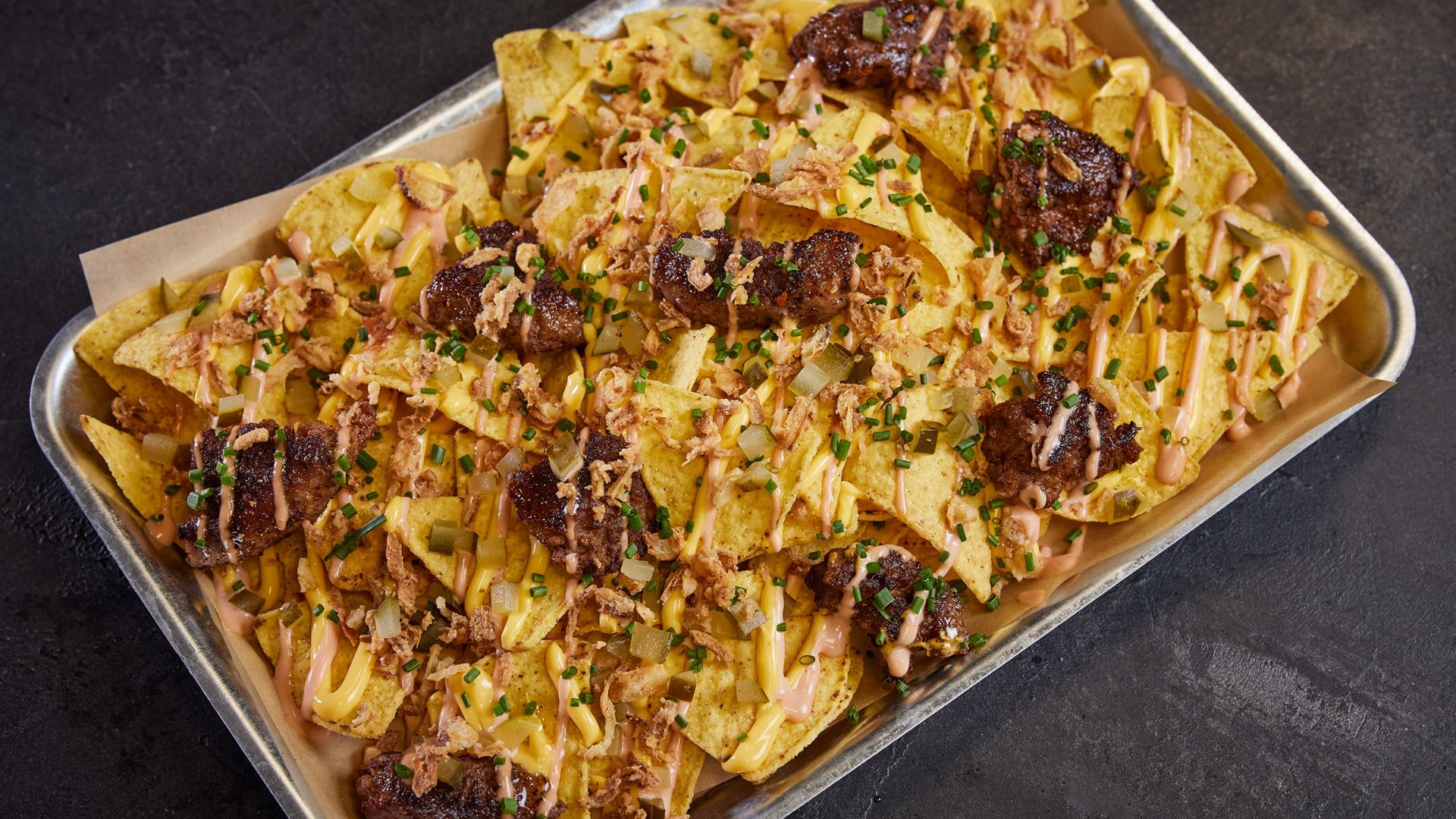 Cheeseburger Nachos