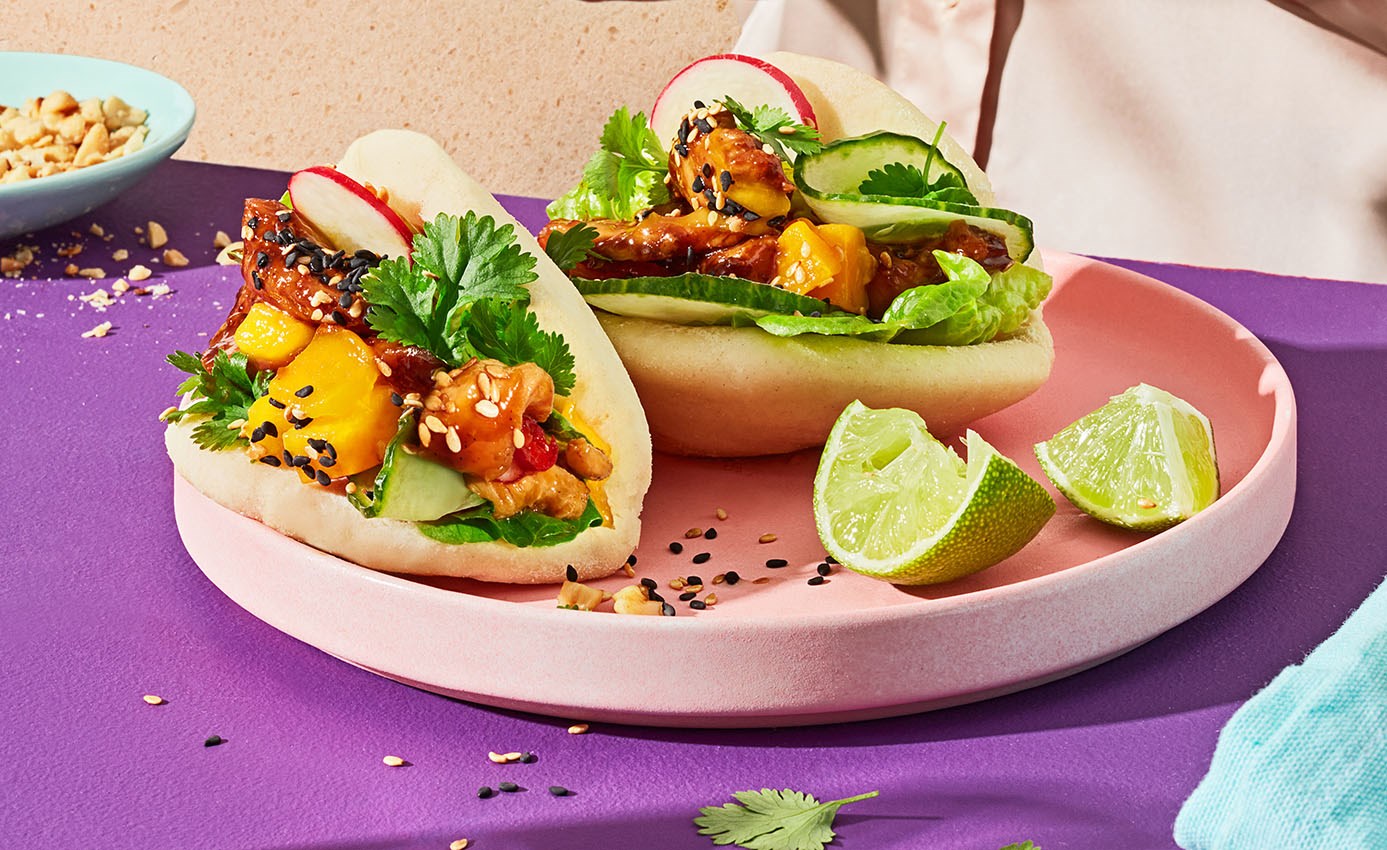 Asian Bao Buns med kyckling