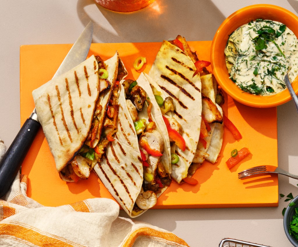 BBQ vistas kesadilja