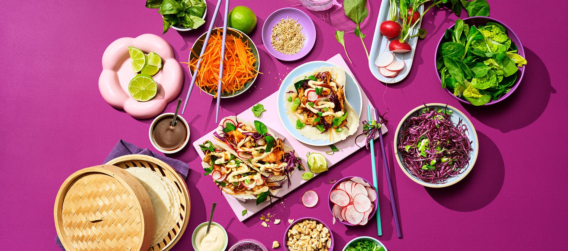 Sweet Chili Chicken (Tofu) Taco