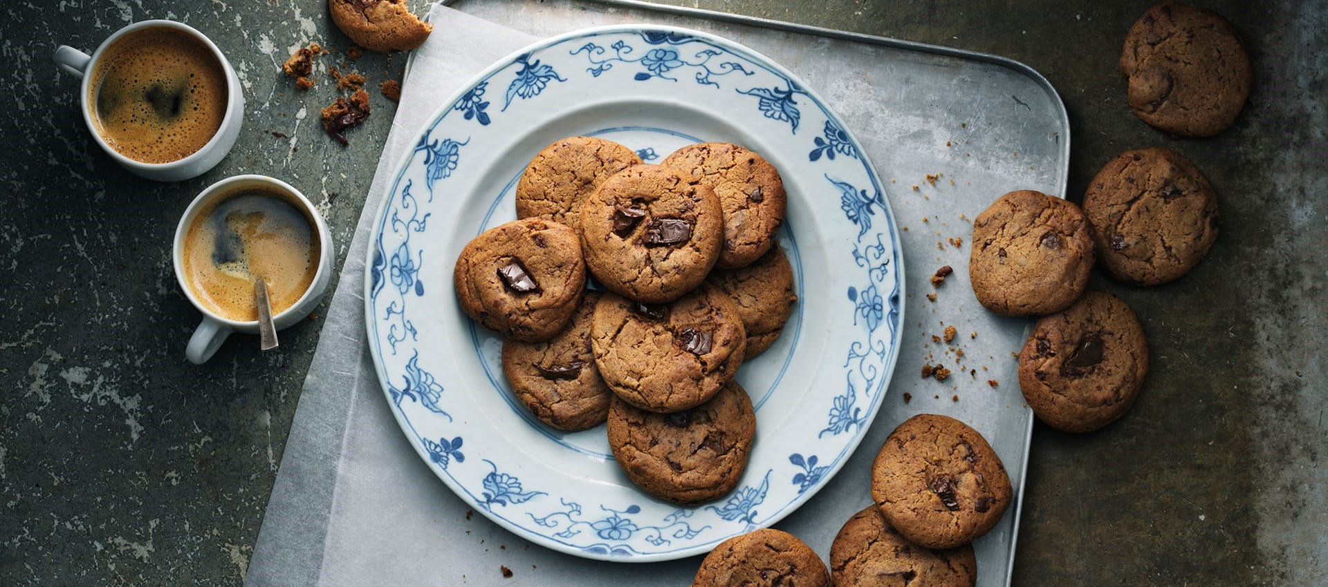 Cookies au chocolate et au gingembre