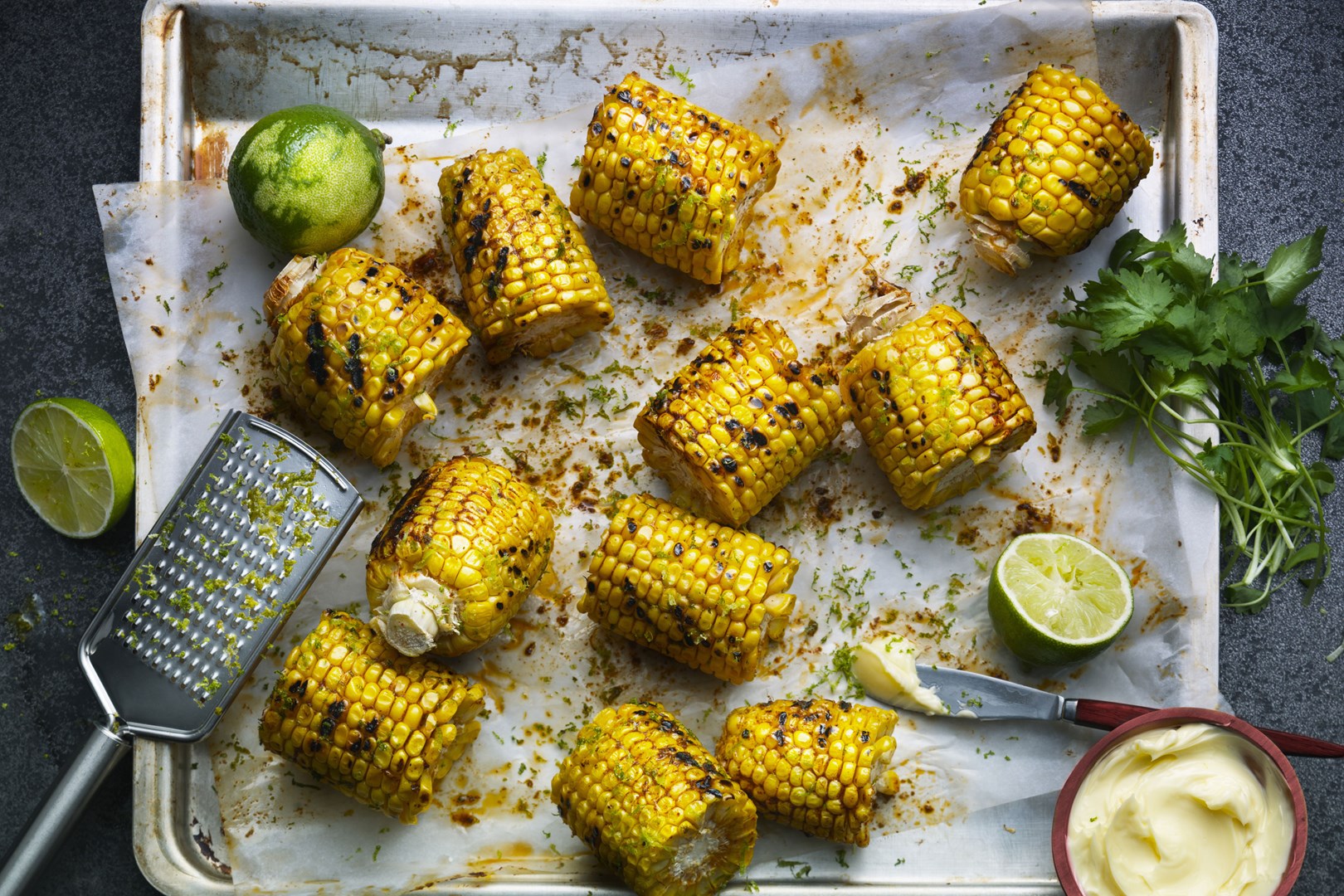 Grilled Corn Cobs