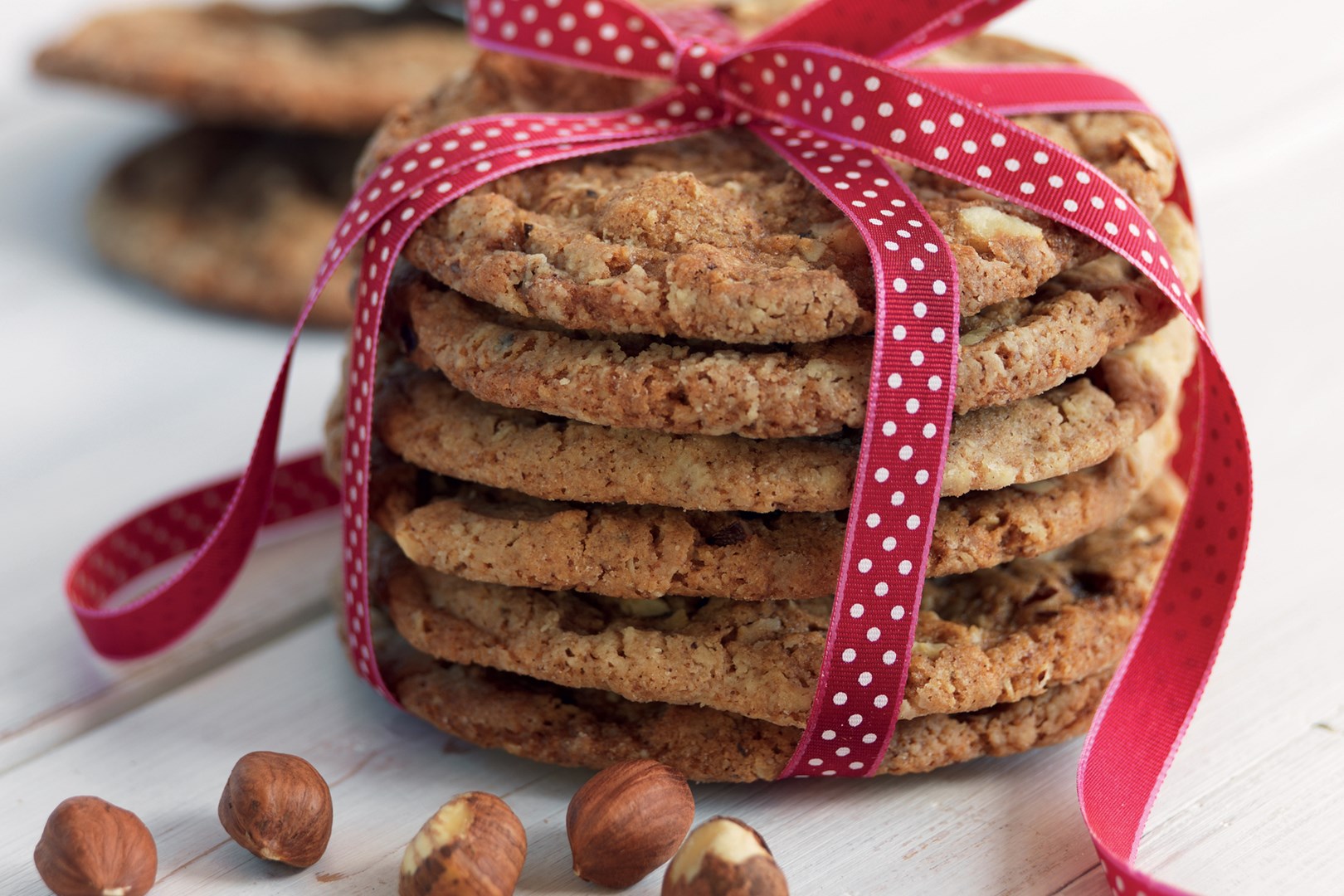 Cookies med kanel och hasselnöt