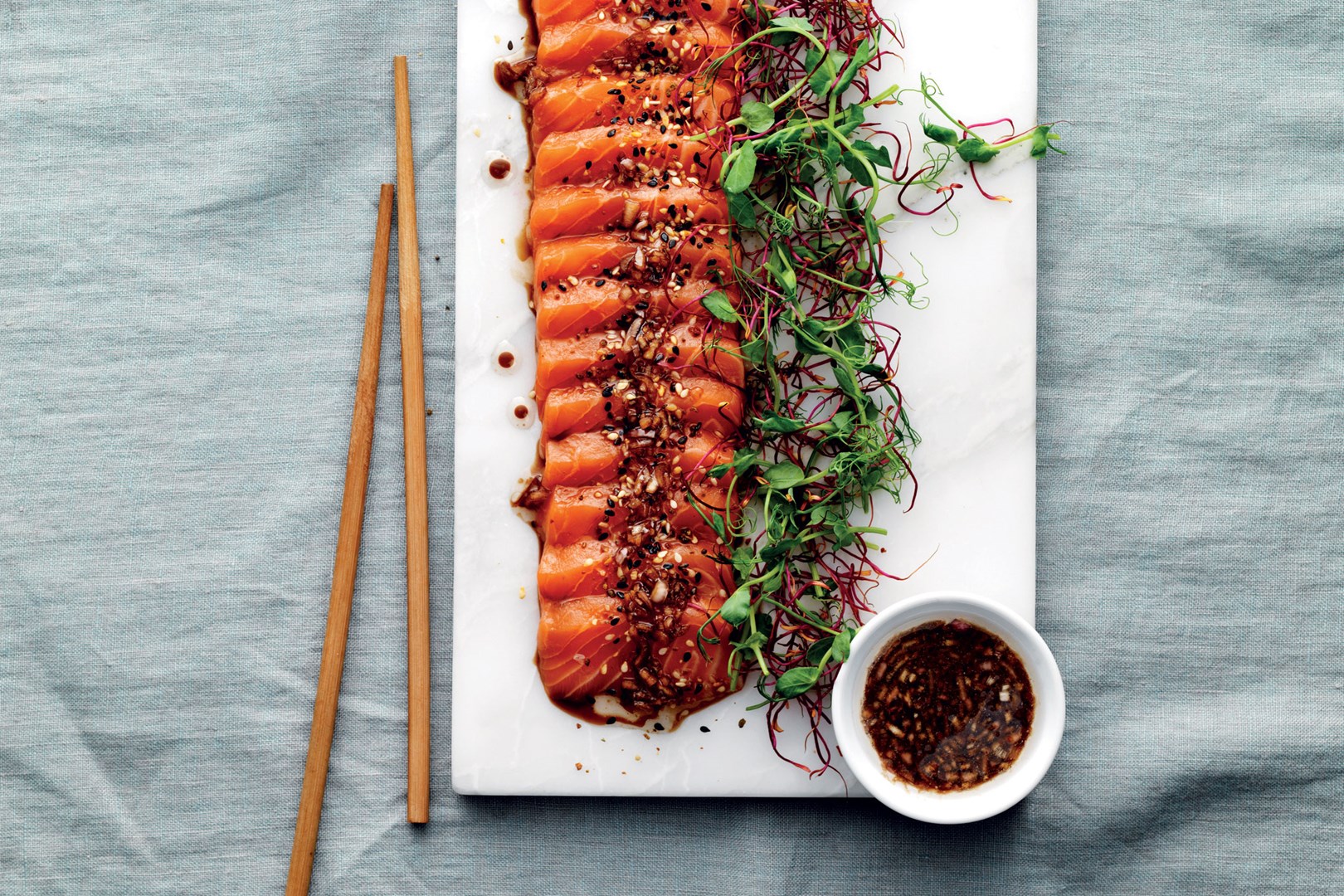 sashimi met zalm