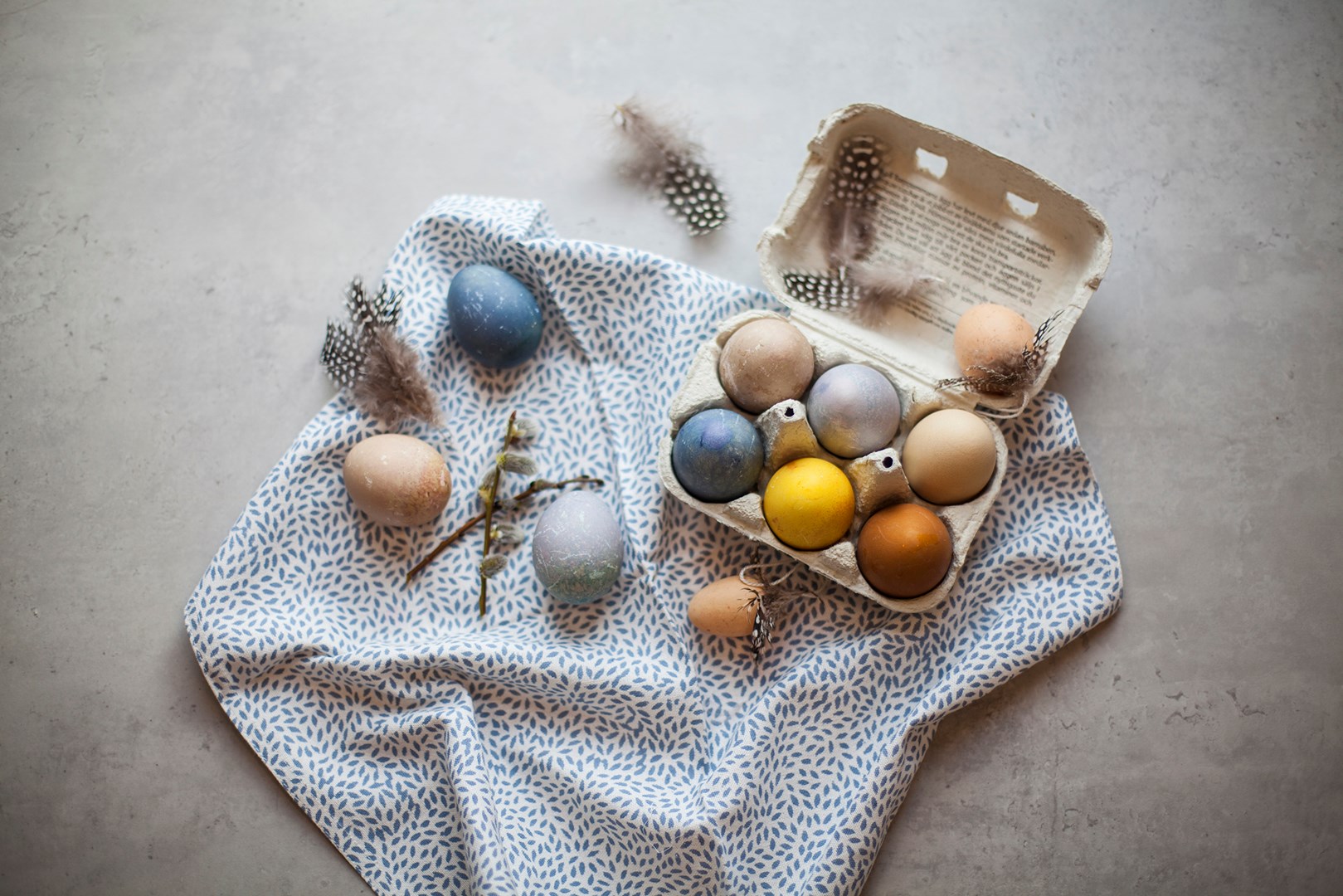 Coloured eggs