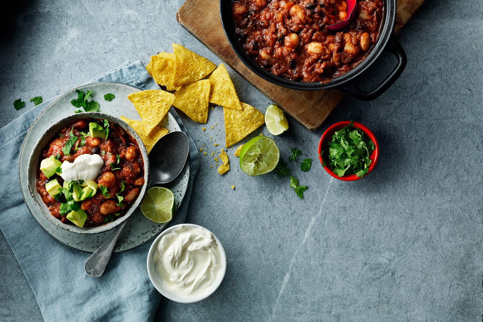 Aštrus vegetariškas troškinys CHILI SIN CARNE