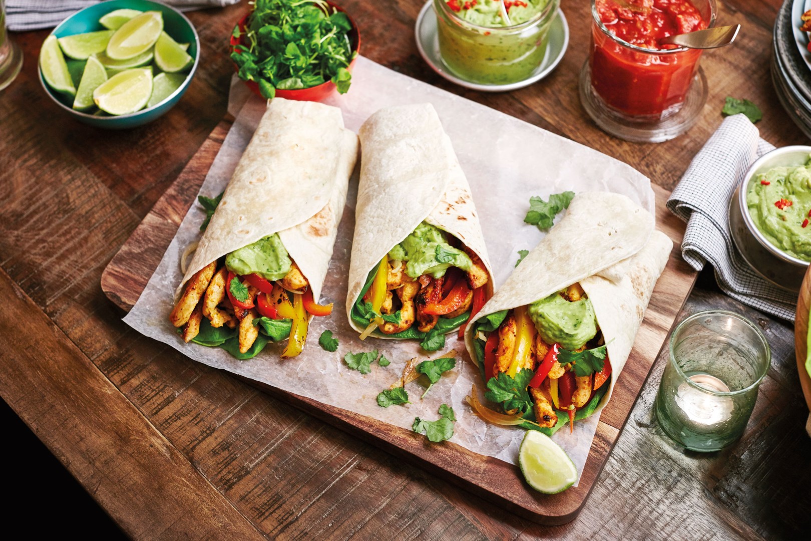 Spicy Chicken Fajitas