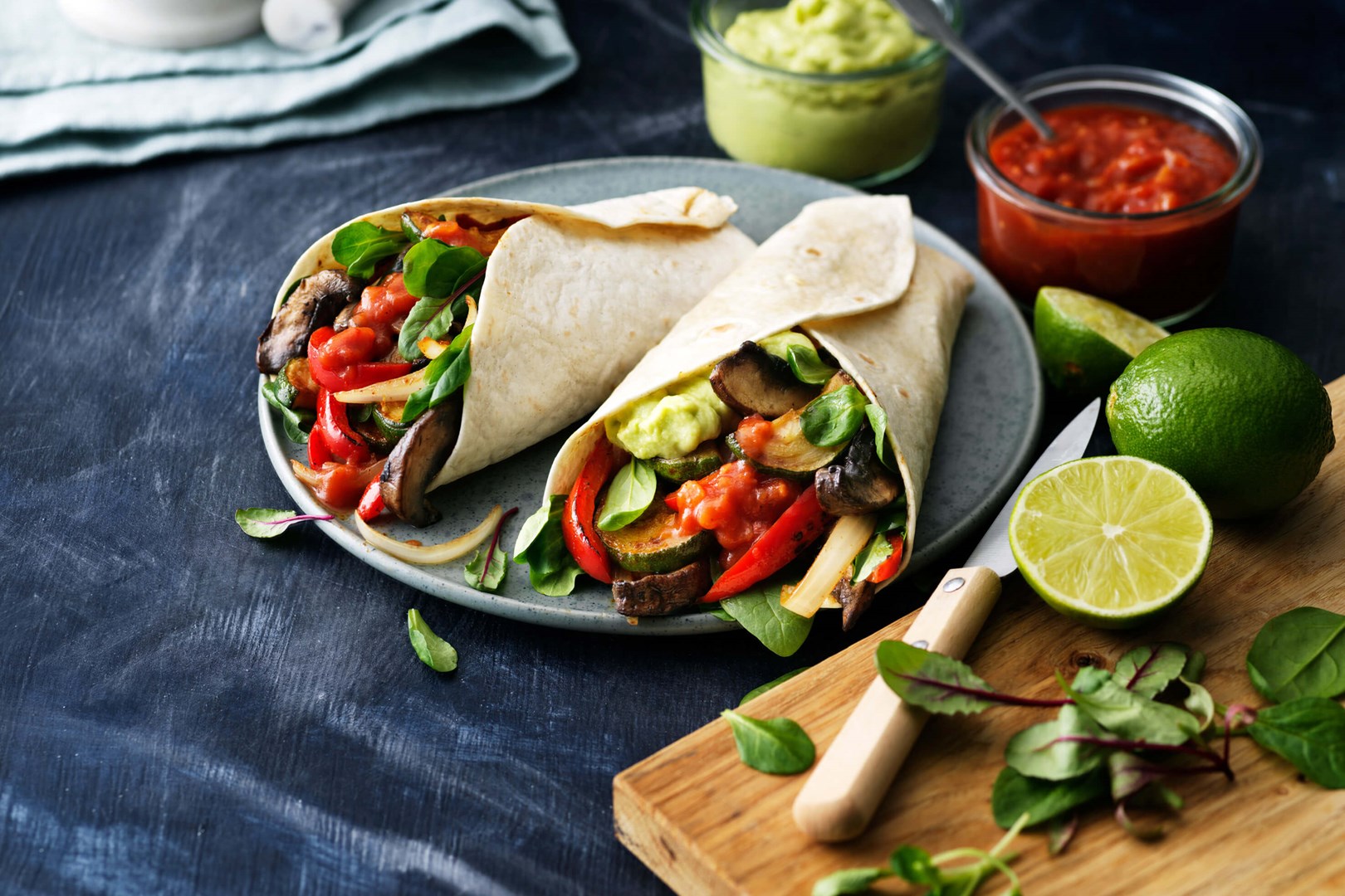 Smoky Veggie Fajita