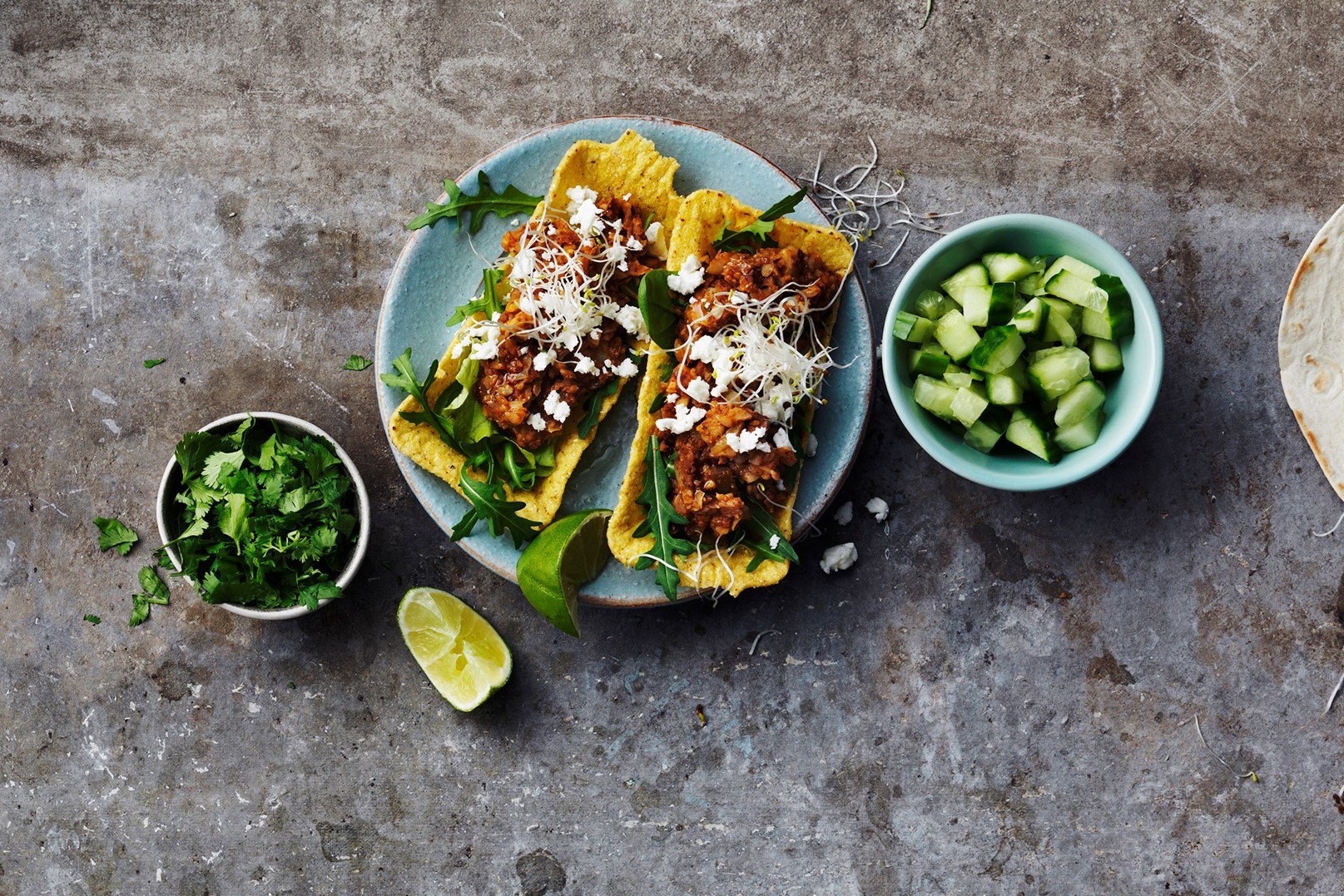 Veggie Chickpea Taco